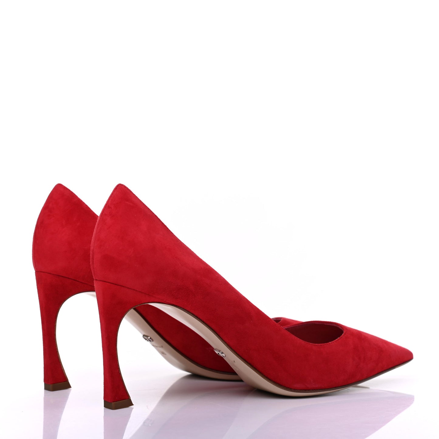 Suede Songe Pumps 40 Red