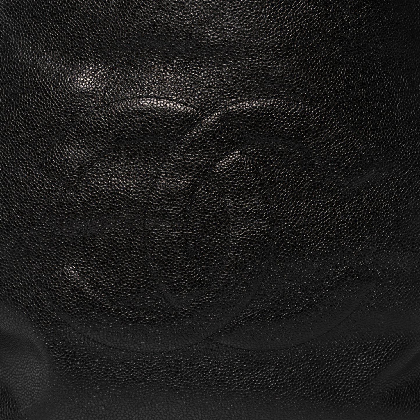 Caviar CC Shoulder Bag Black