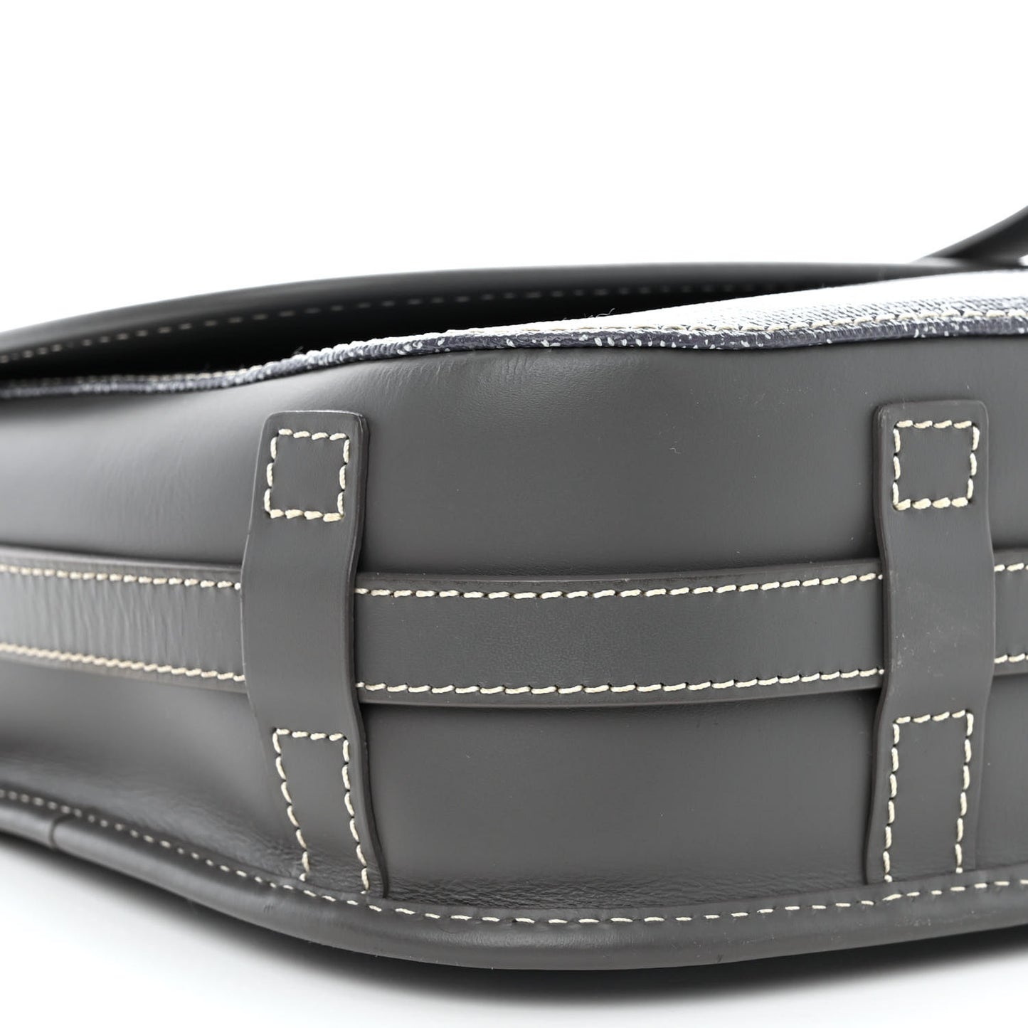 Goyardine Belvedere II MM Messenger Bag Grey