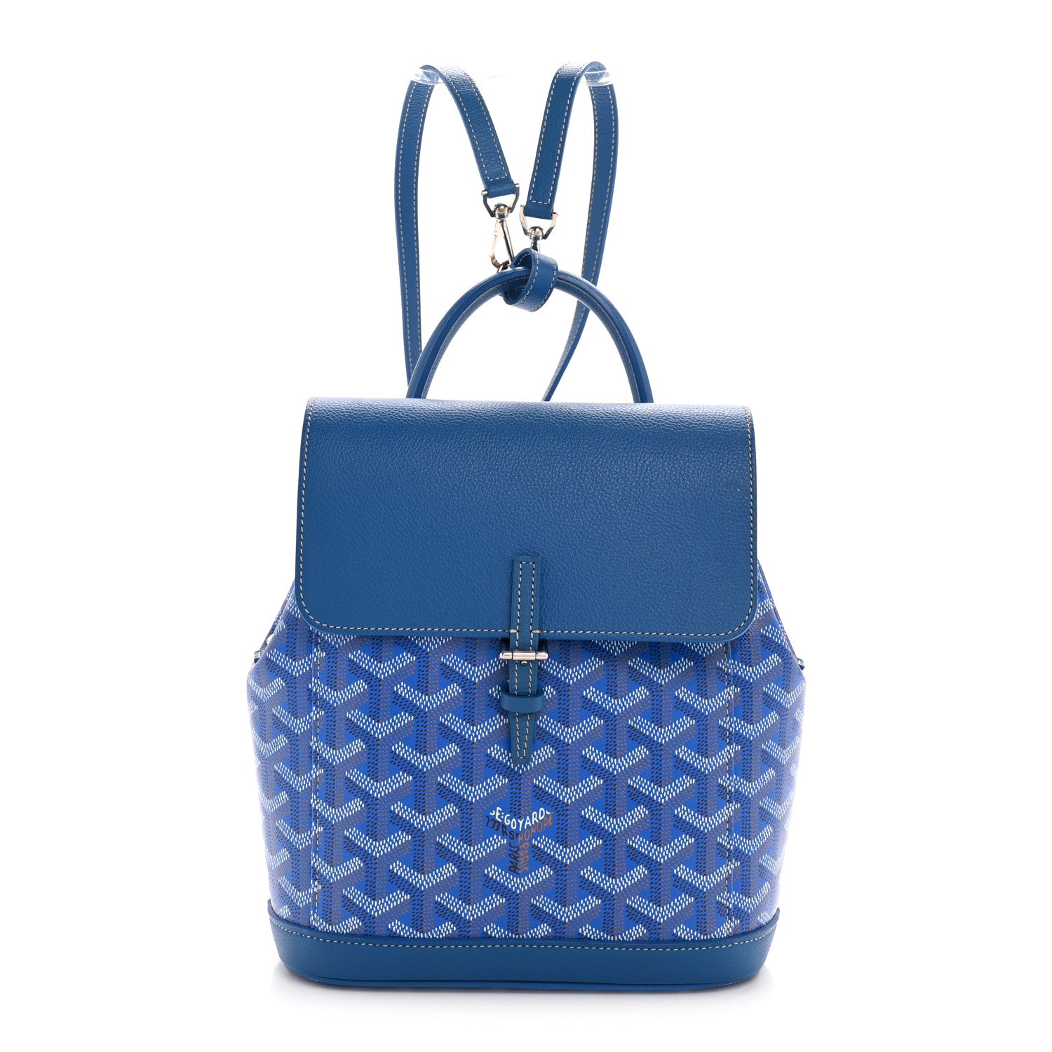 Goyard Goyardine Calfskin Mini Alpin Backpack Sky Blue 1792710