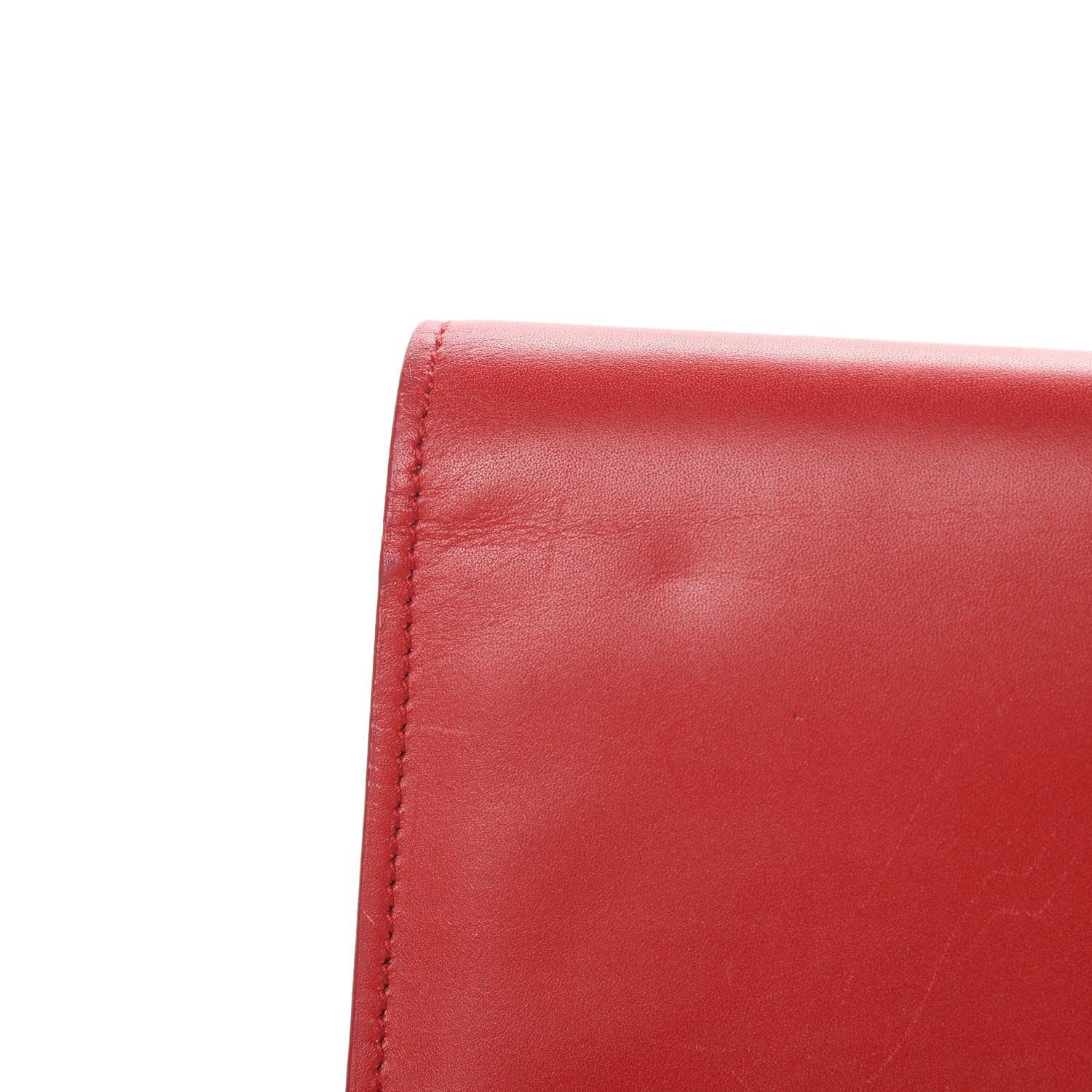 Saint Laurent Calfskin Classic Monogram Cassandre Clutch Rouge Orient 19 of 19