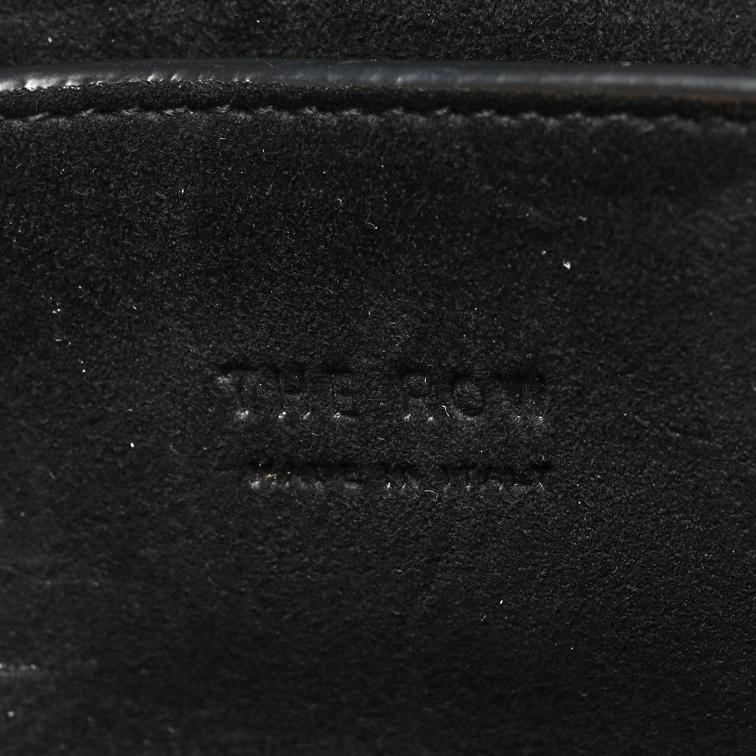 The Row Smooth Calfskin Small Lunch Bag Black 6 of 9