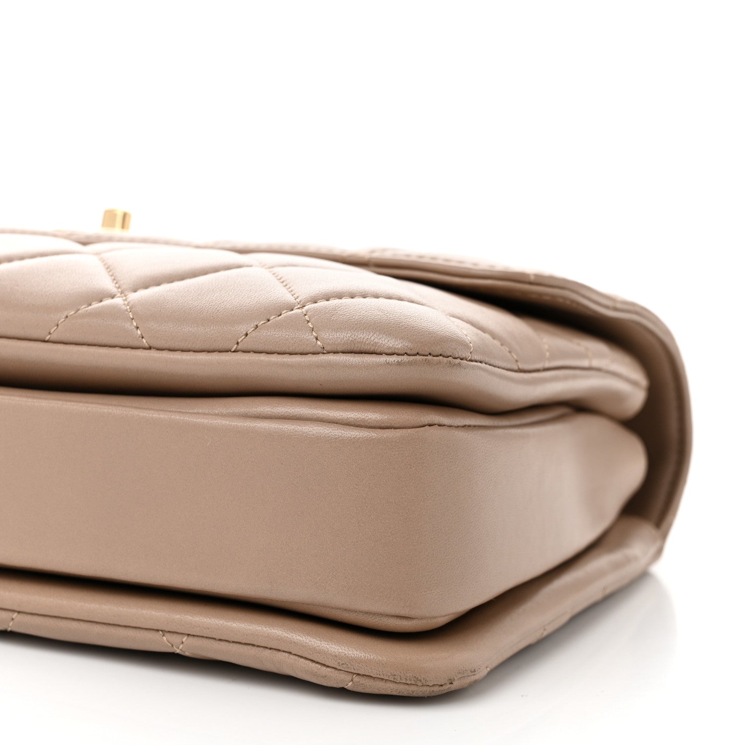 Chanel Lambskin Quilted Medium Trendy CC Flap Dual Handle Bag Beige 10 of 14