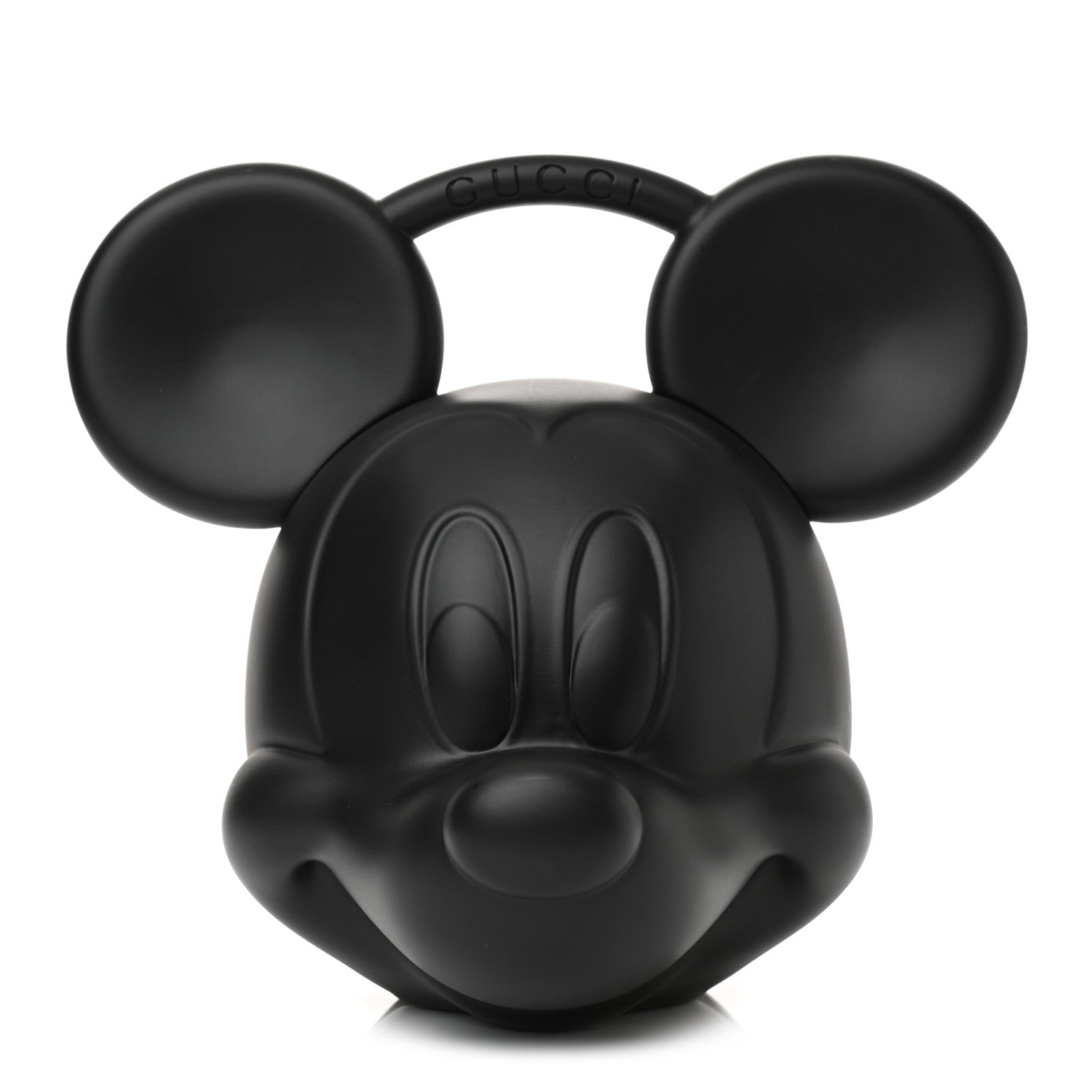 Gucci X DISNEY Plastic Mickey Mouse Top Handle Bag Matte Black 1 of 9
