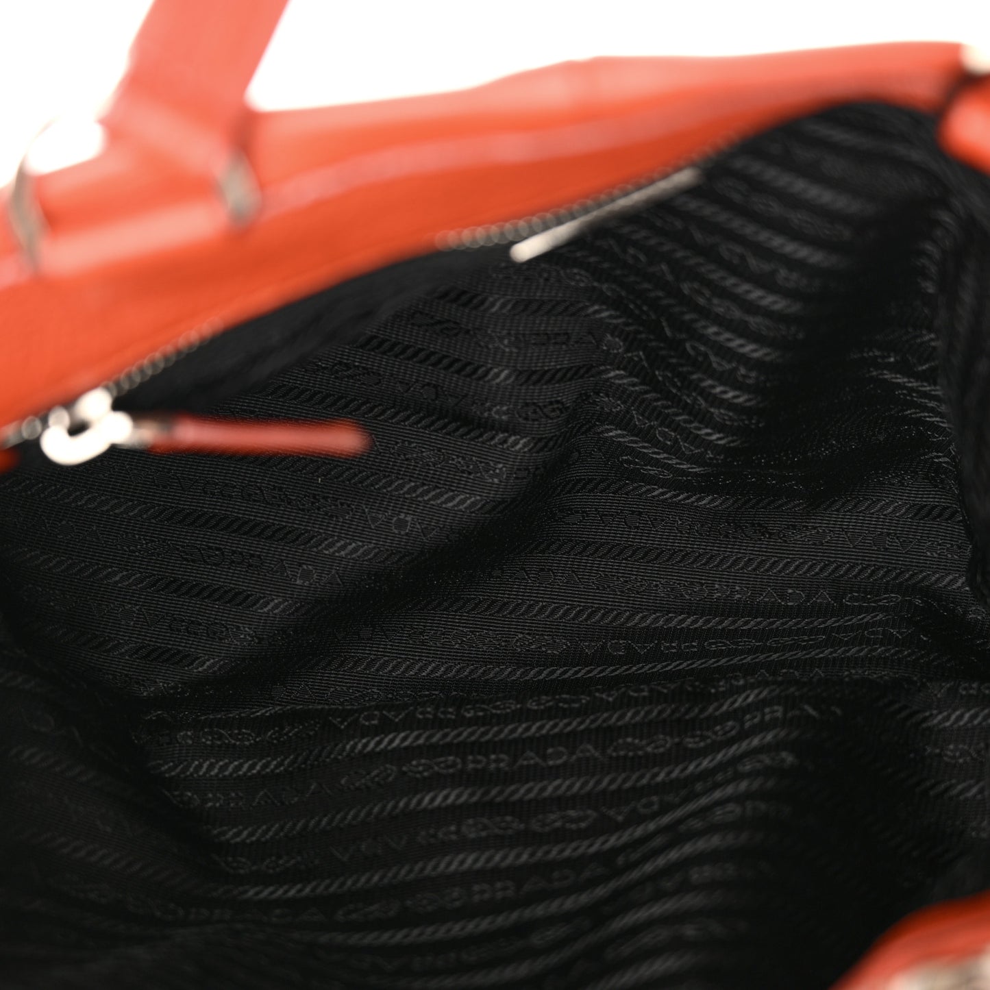Vitello Daino Buckle Shoulder Bag Mandarin