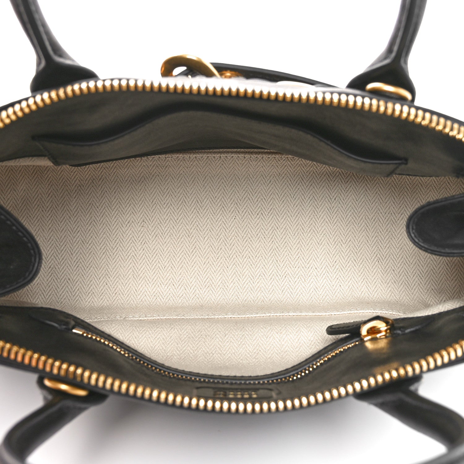 Miu Miu Nappa Aviator Regular Aventure Bag Black 5 of 9