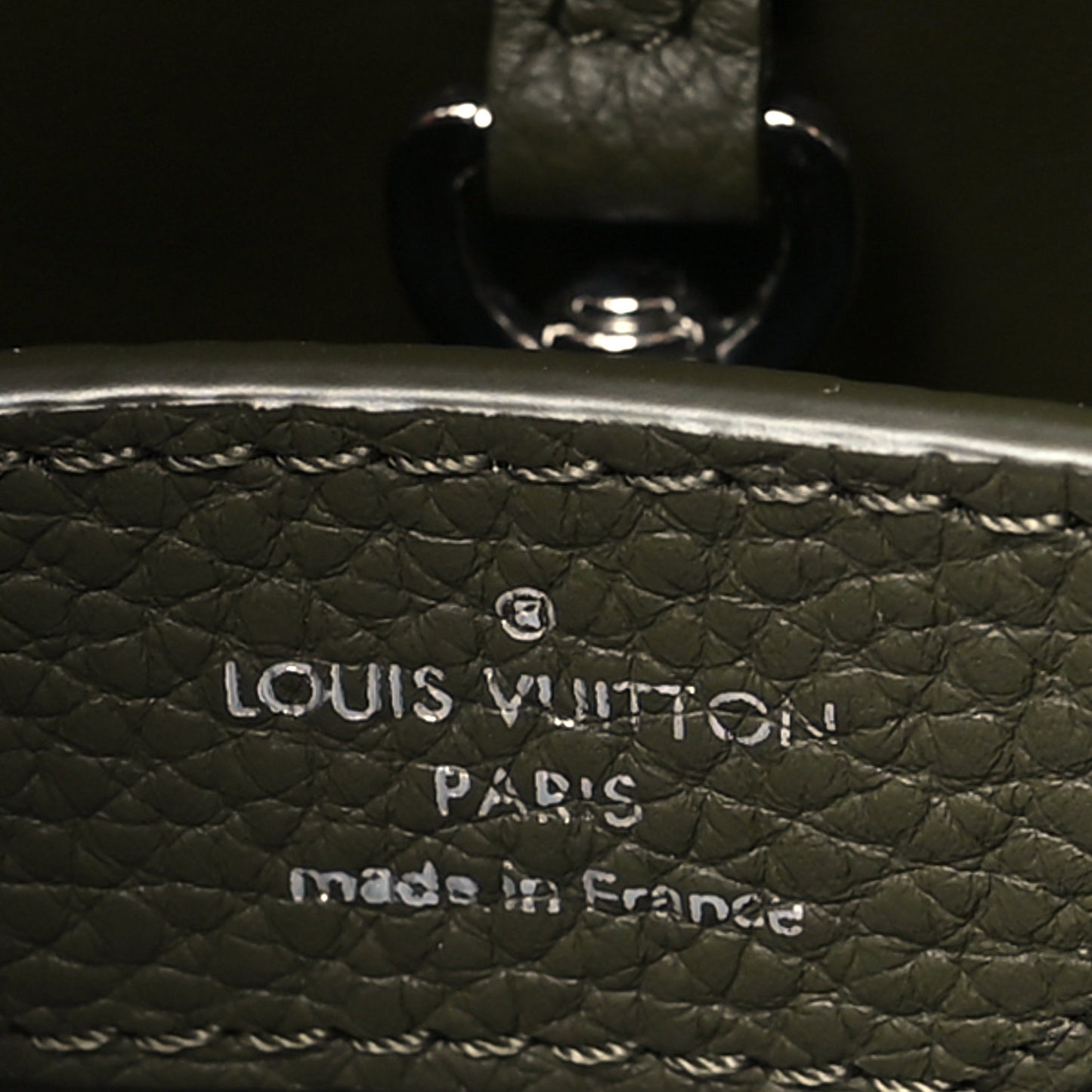 Taurillon Capucines BB Khaki
