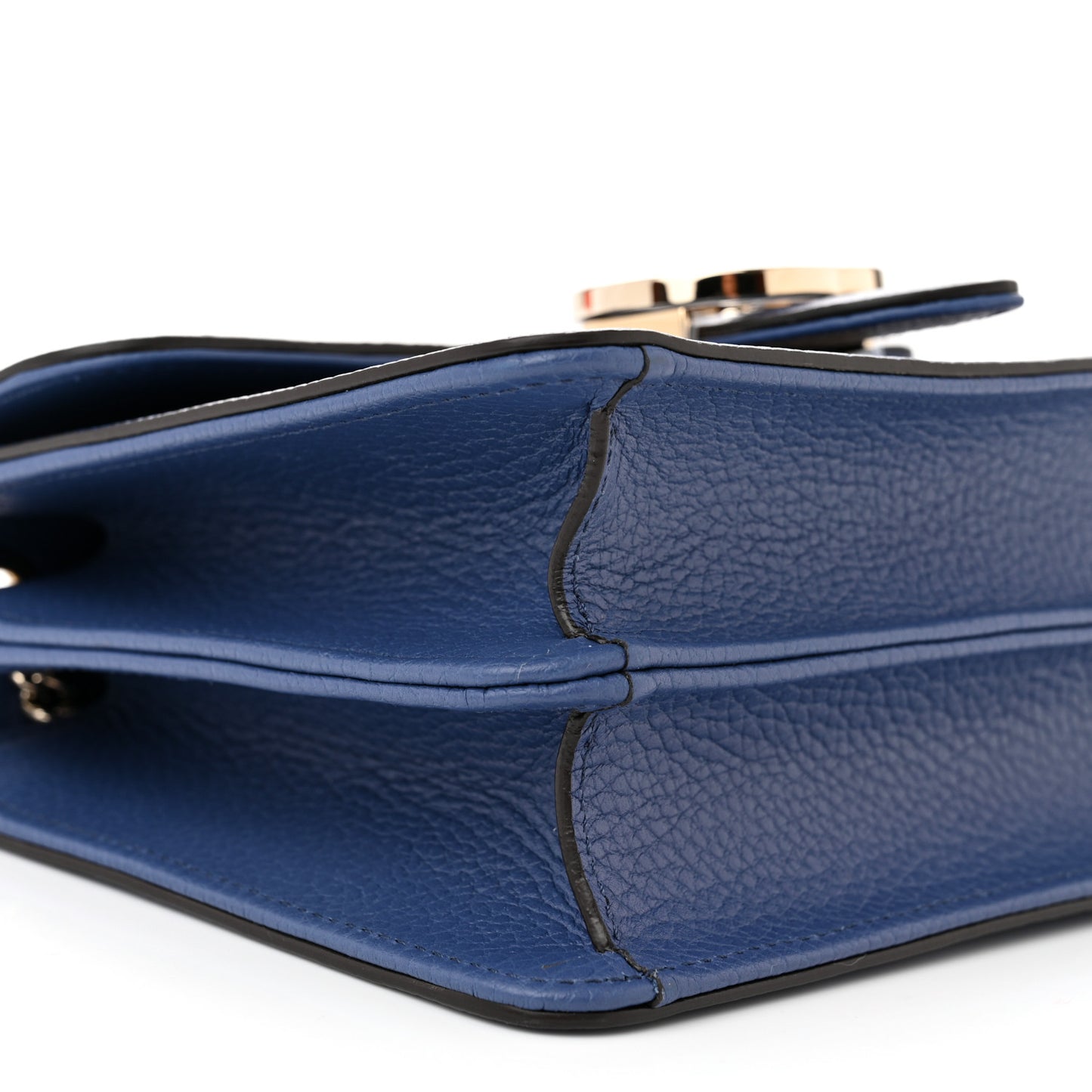 Dollar Calfskin Small Interlocking G Shoulder Bag Caspian