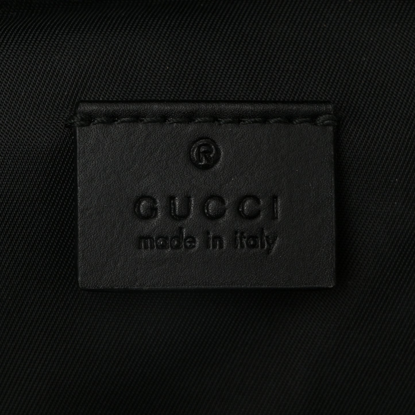 GG Supreme Monogram Web Belt Bag Black