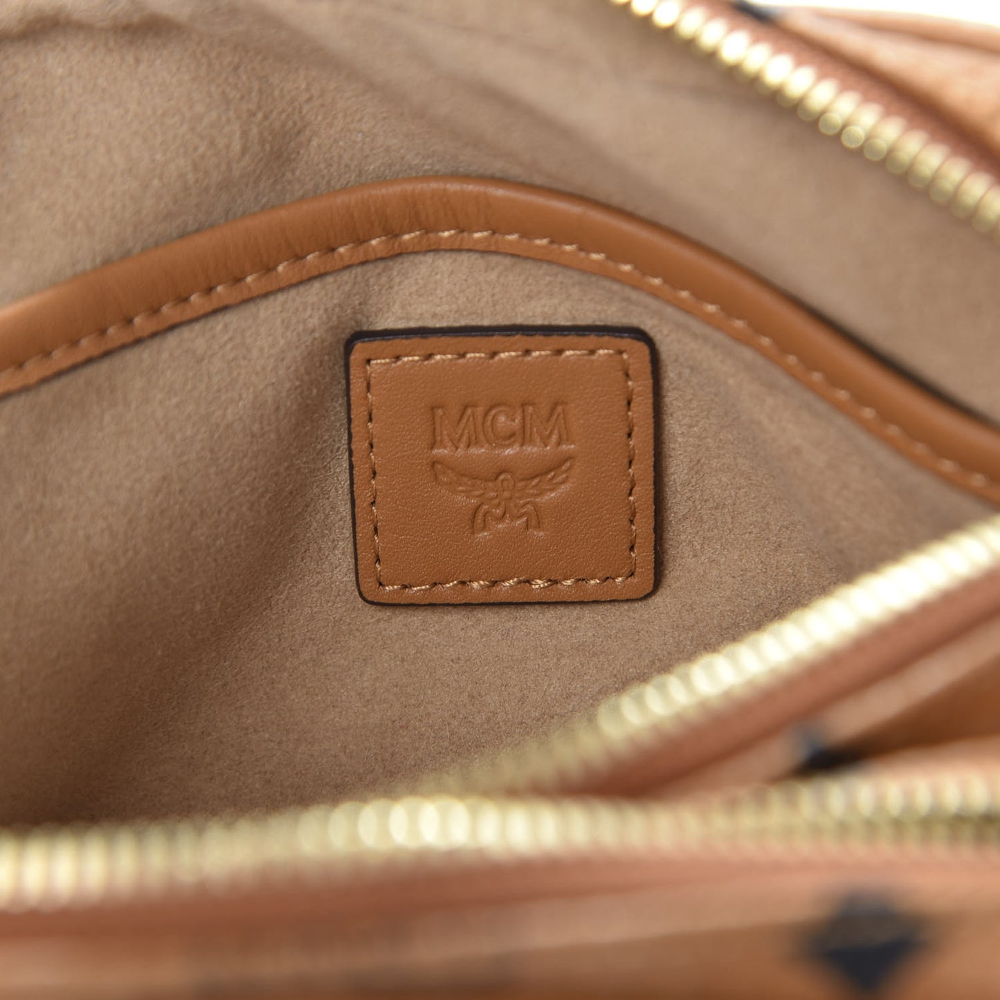 Visetos Camera Crossbody Bag Cognac