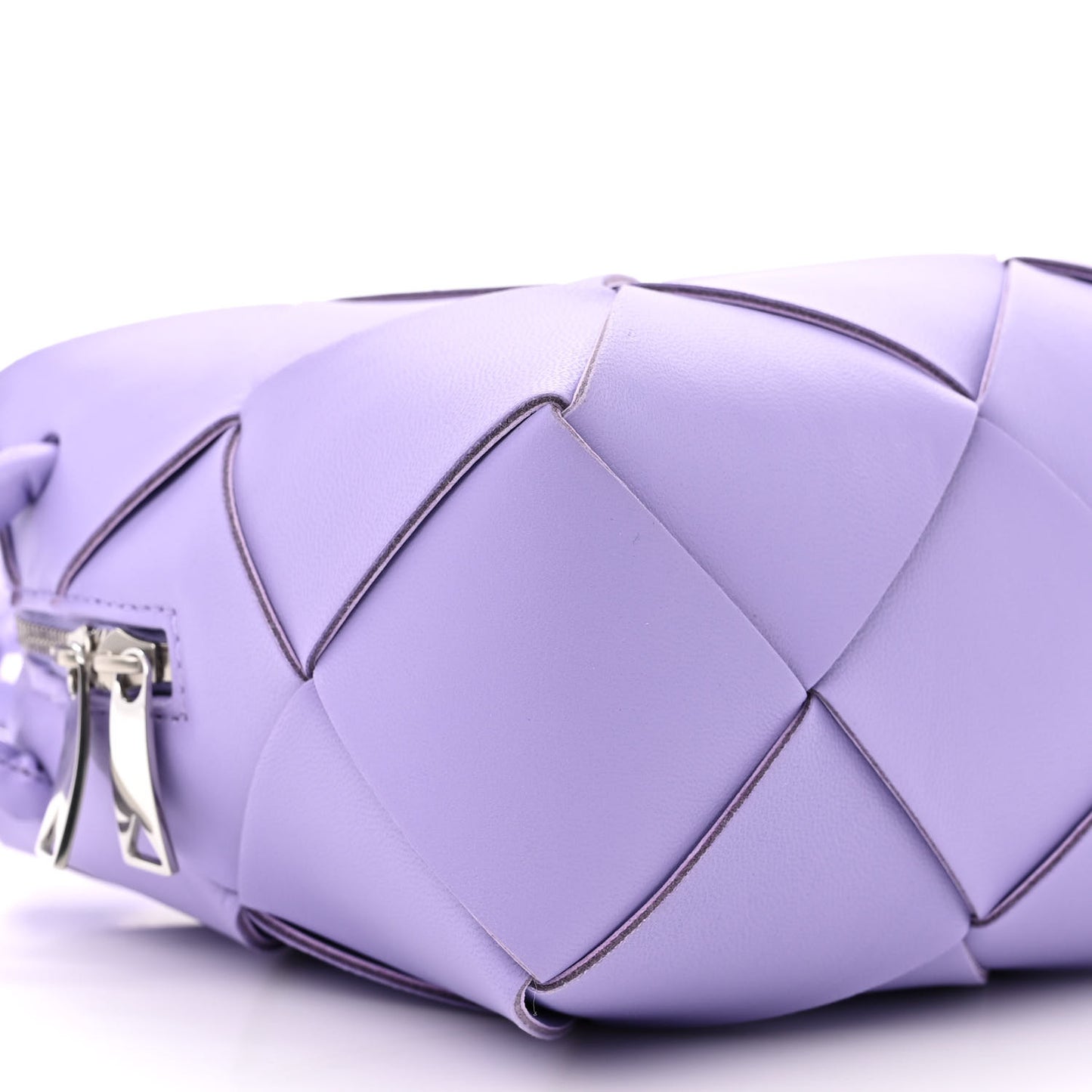 Lambskin Maxi Intreccio Small Cassette Camera Bag Wisteria