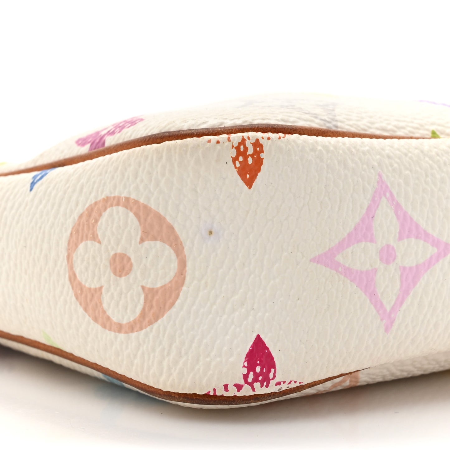 Monogram Multicolor Pochette Accessories White