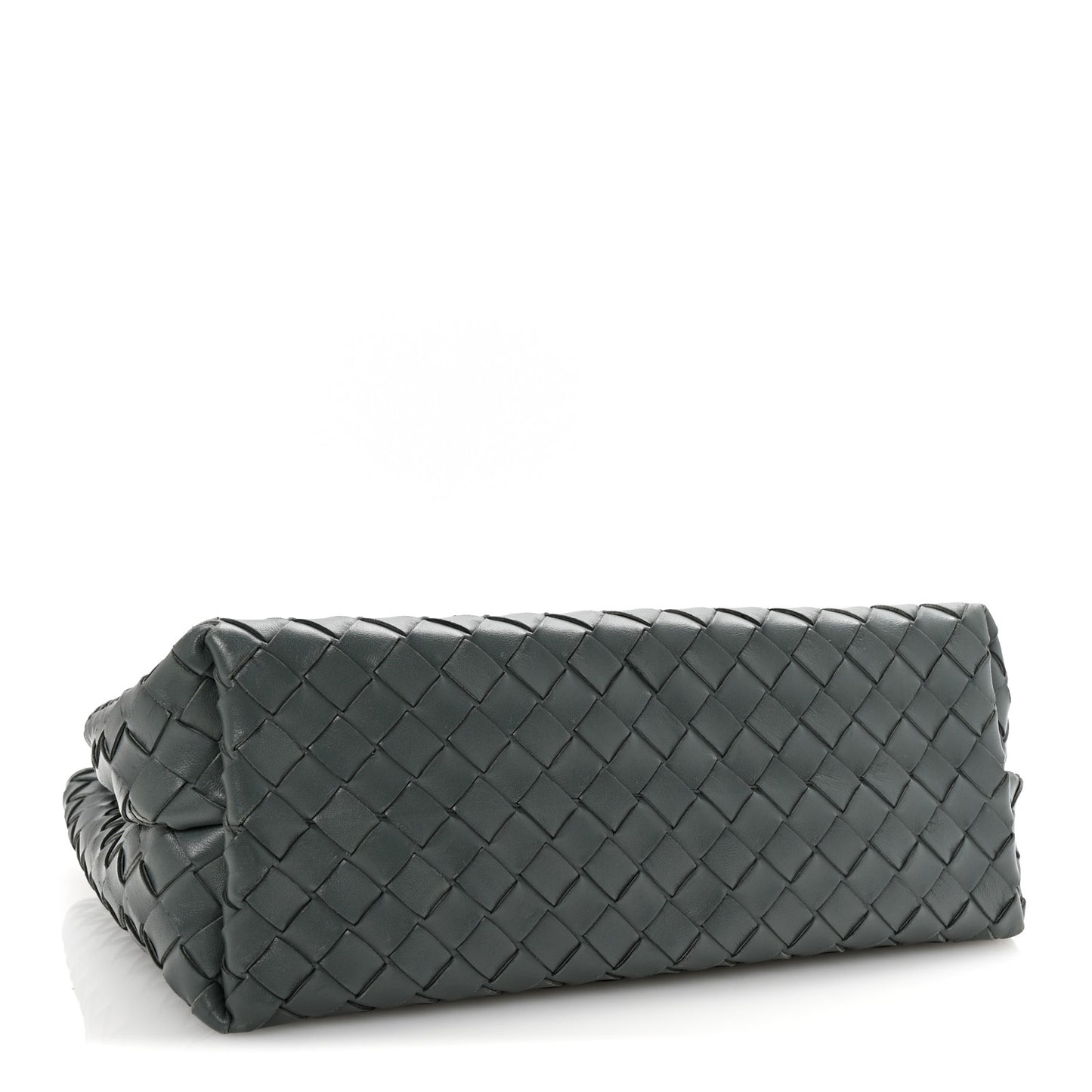 Nappa Intrecciato Medium Andiamo Shoulder Bag Slate