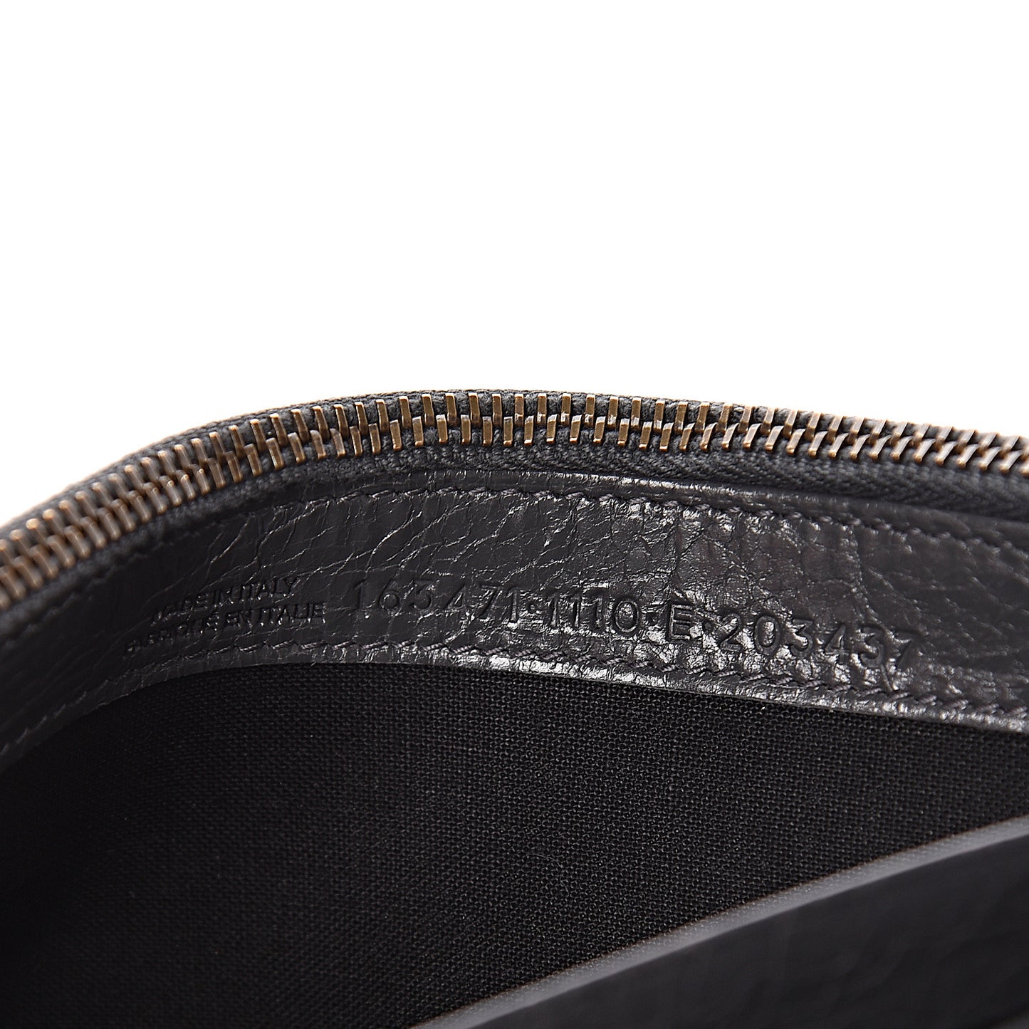 Agneau Classic Hardware Money Wallet Gris Fossile