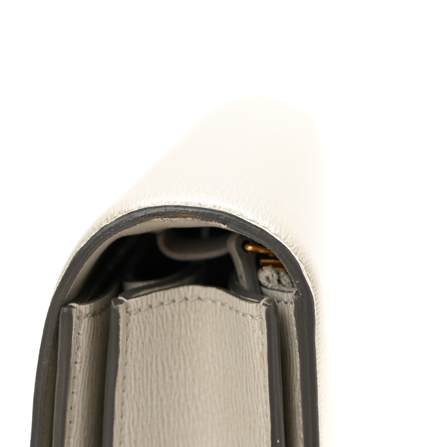 Celine Liege Calfskin Medium Classic Box Flap Bag Pale Grey 11 of 13