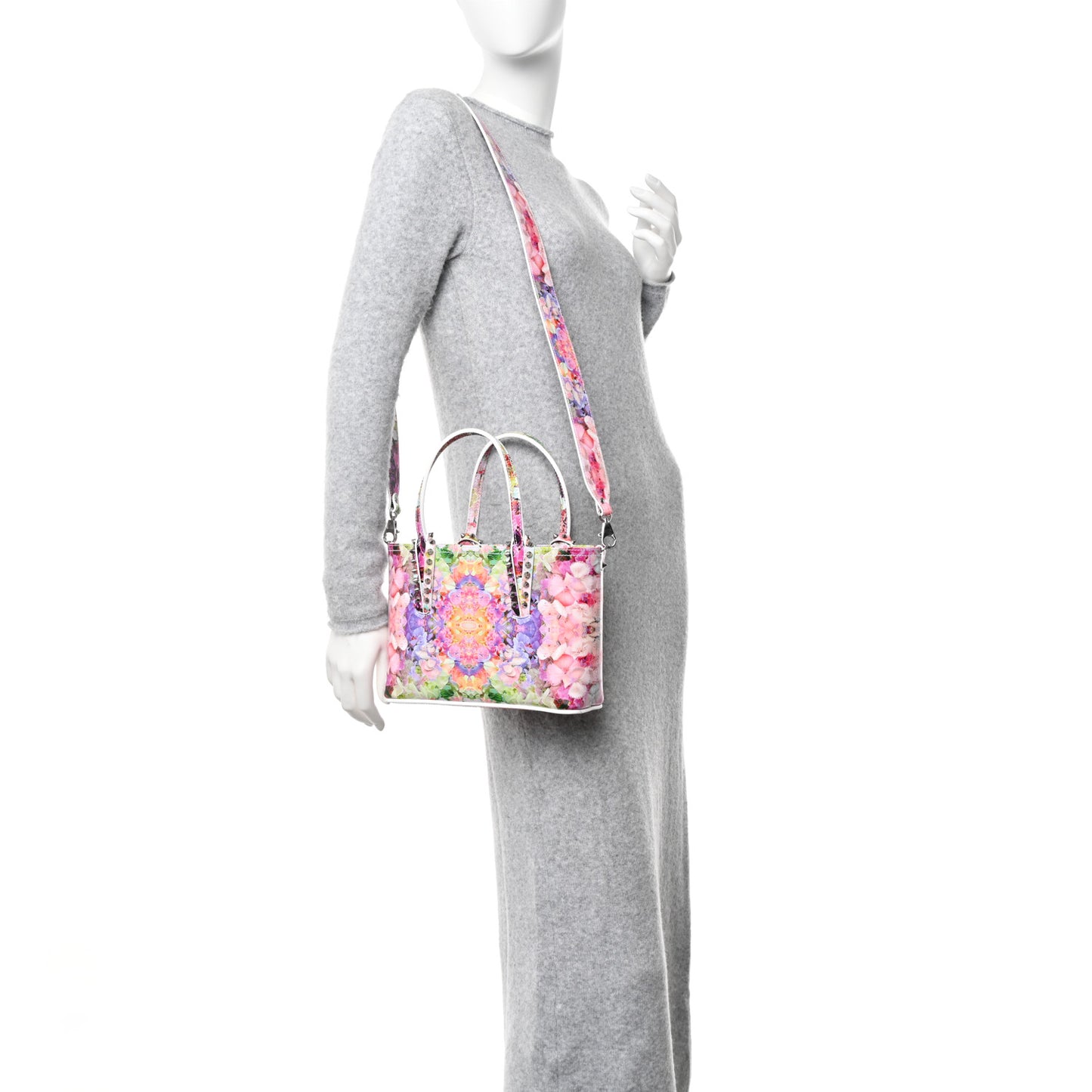 Calfskin Mini Paris Blooming Cabata Tote