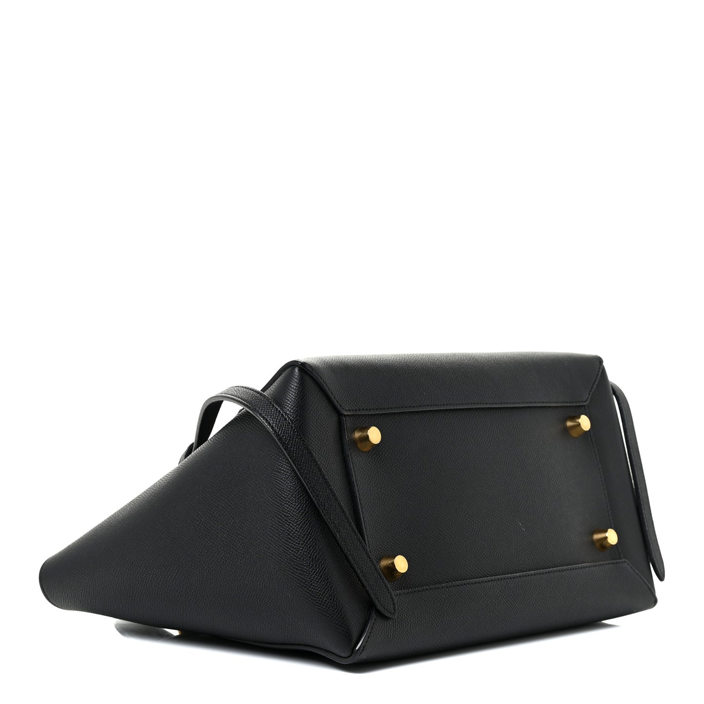 Grained Calfskin Mini Belt Bag Black