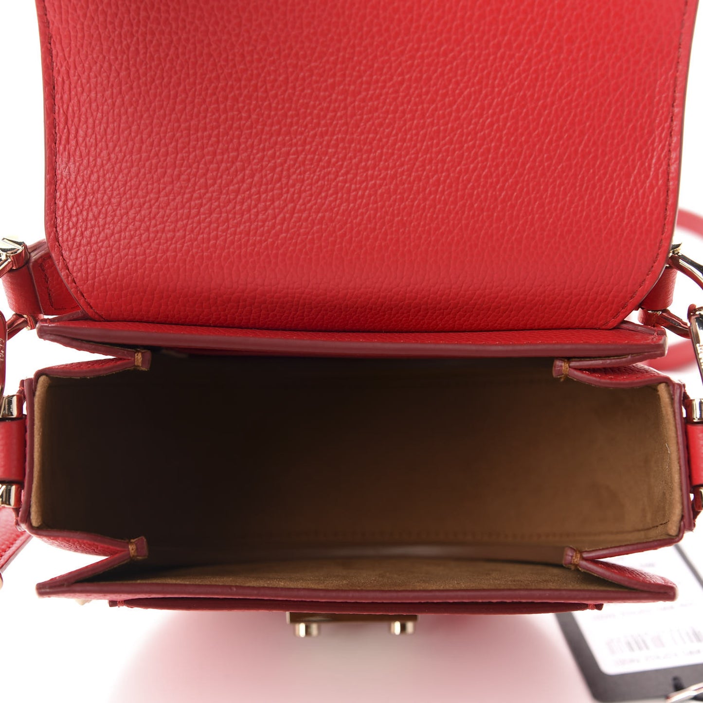 Calfskin Mini Patricia Studded Crossbody Bag Red