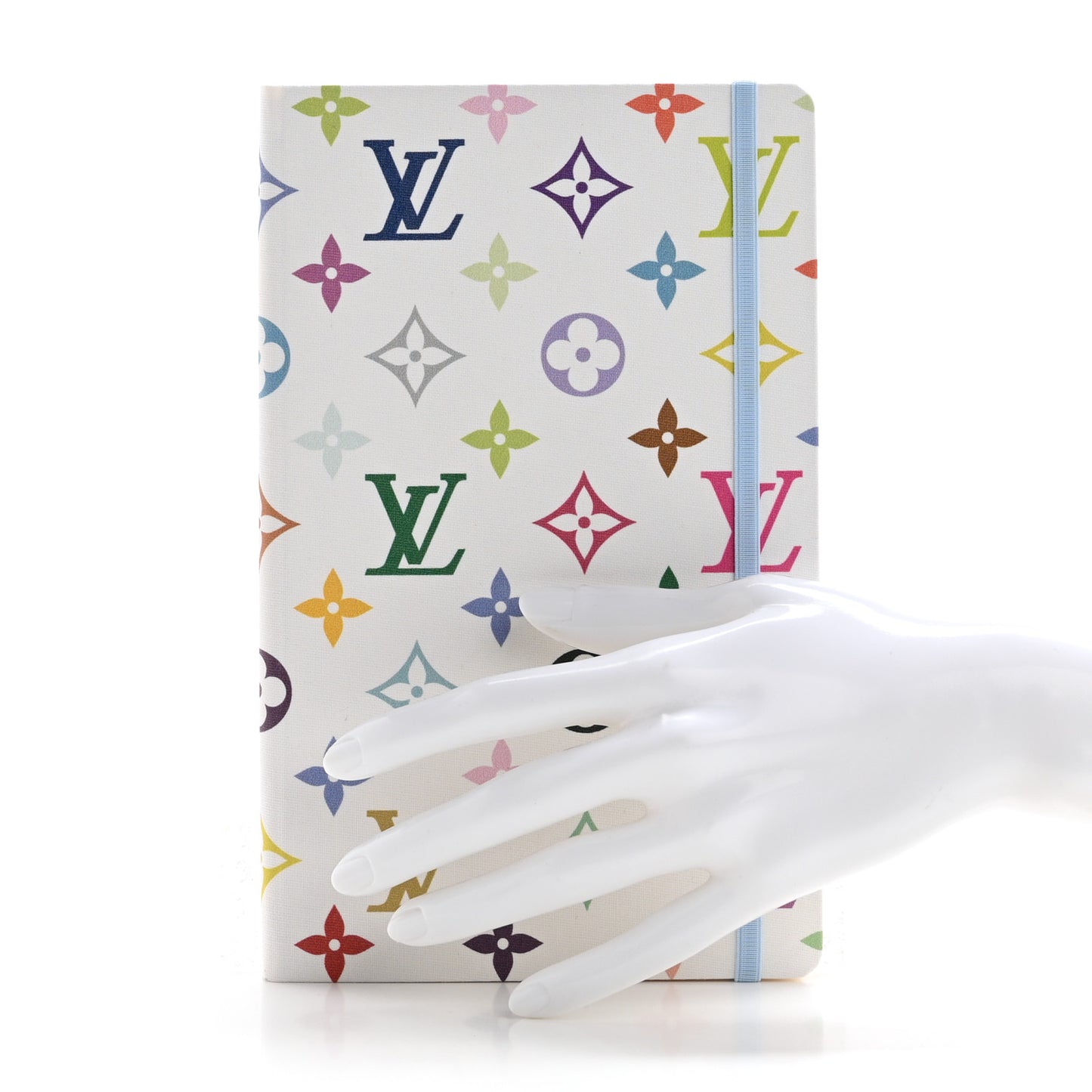 LV x TM Monogram Multicolor Jane Notebook MM White