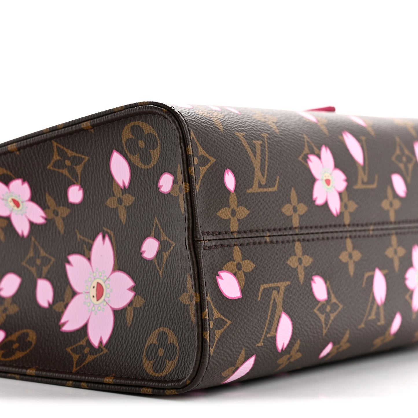 LV X TM Monogram Cherry Blossom Onthego PM Sakura Brown