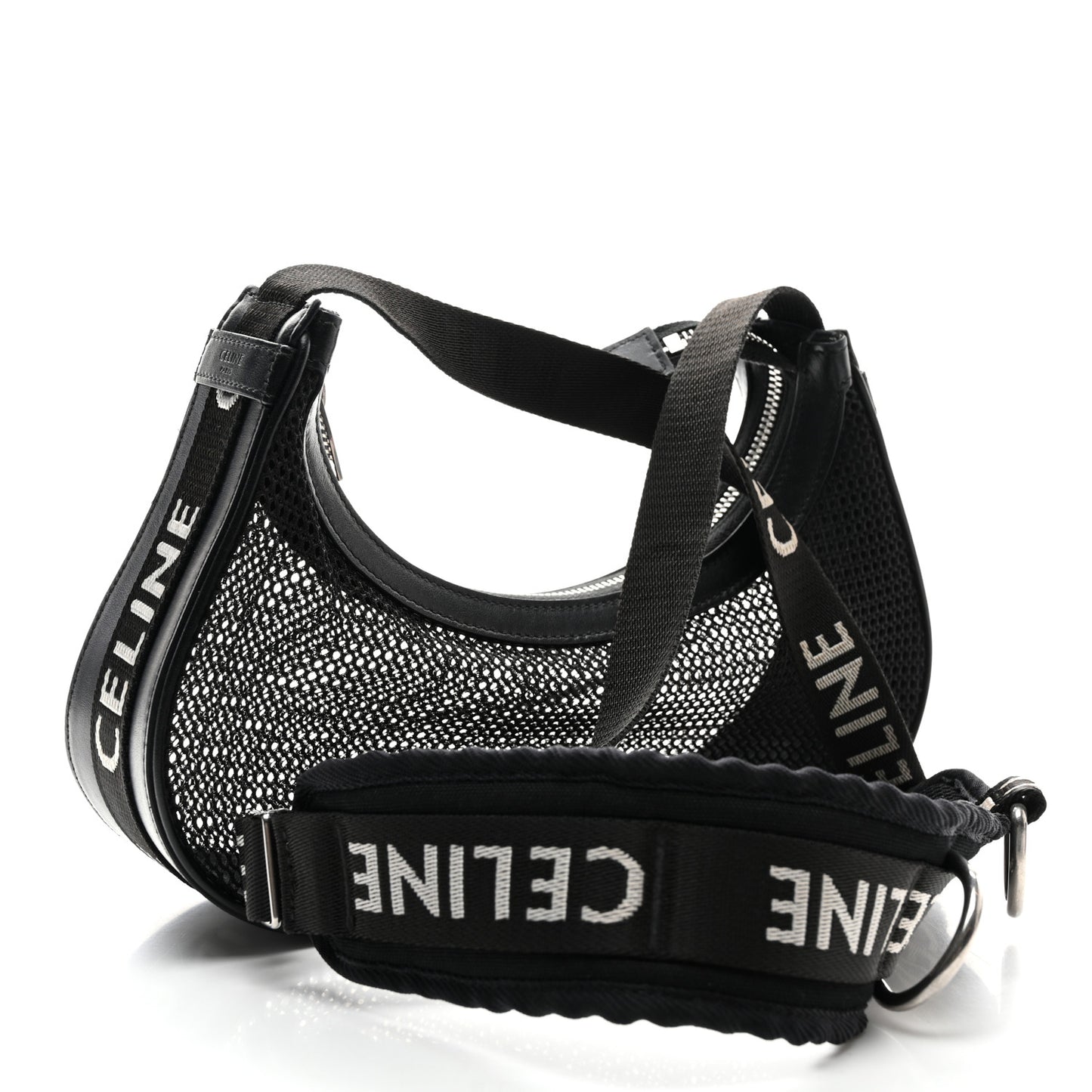Mesh Ava Trekking Shoulder Bag Black