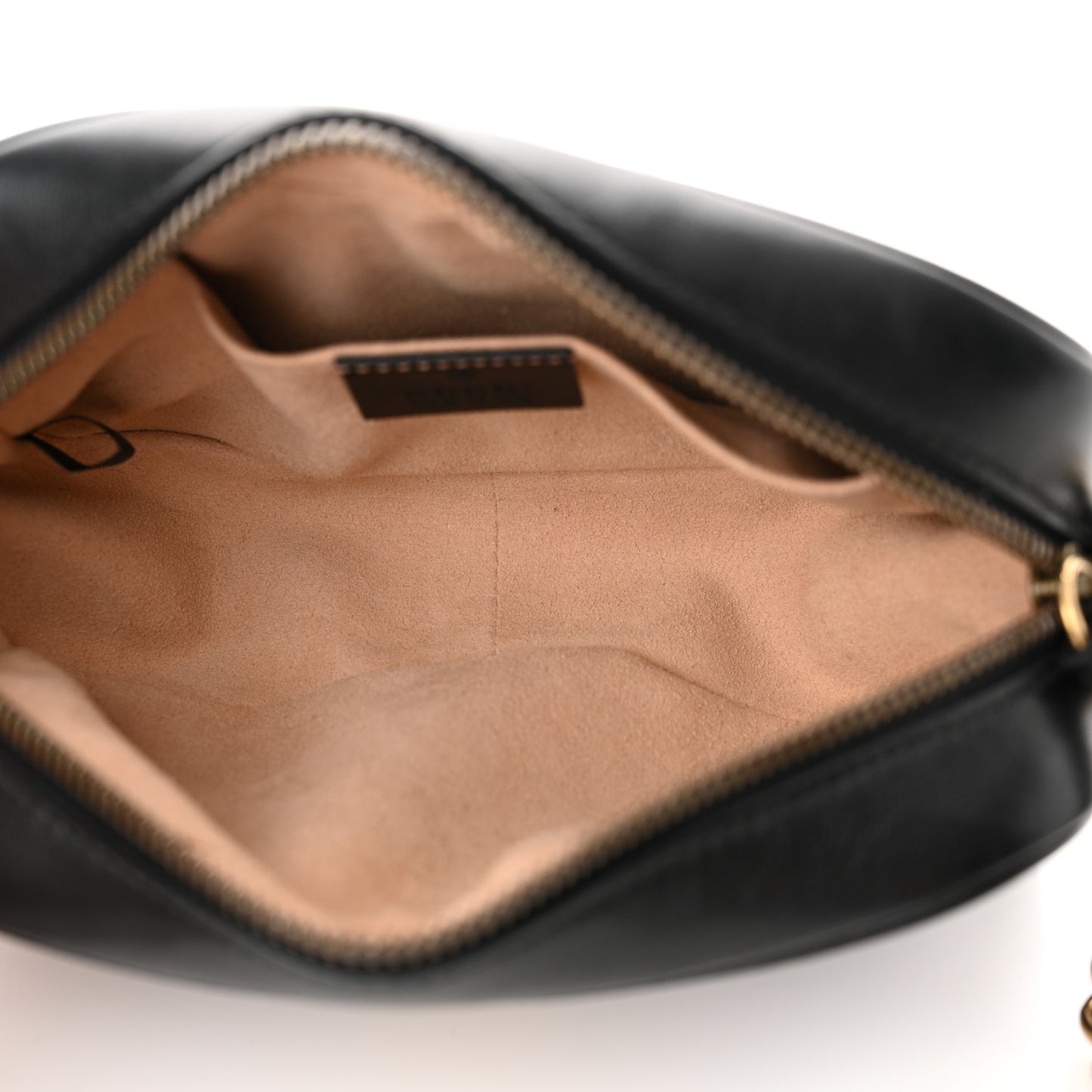 Calfskin Matelasse Mini GG Marmont Chain Shoulder Bag Black