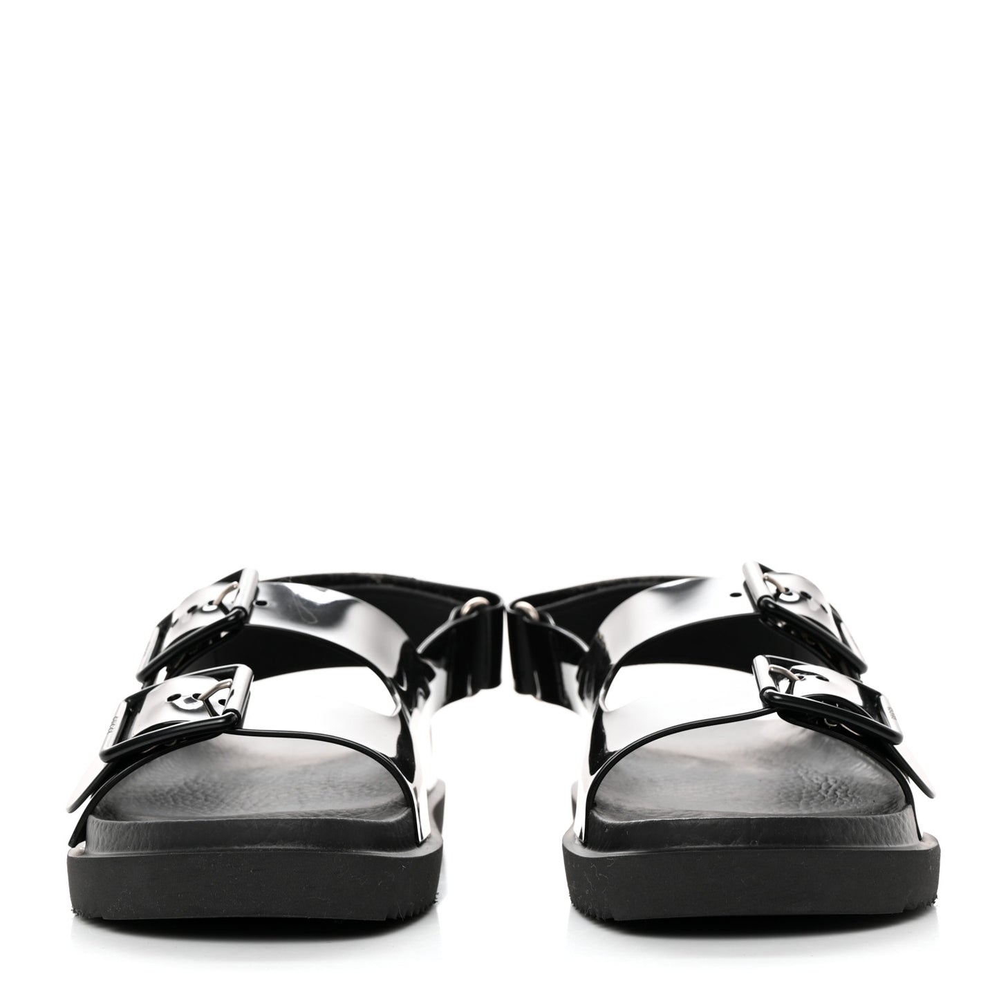 Rubber Mini Double G Womens Isla Dad Sandals 35 Black