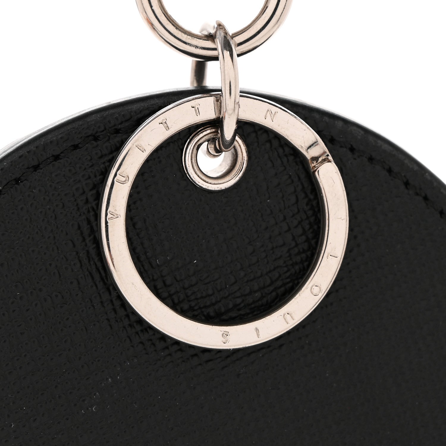 Louis Vuitton Epi Monogram Studded Twist Bag Charm Key Ring Black 4 of 6