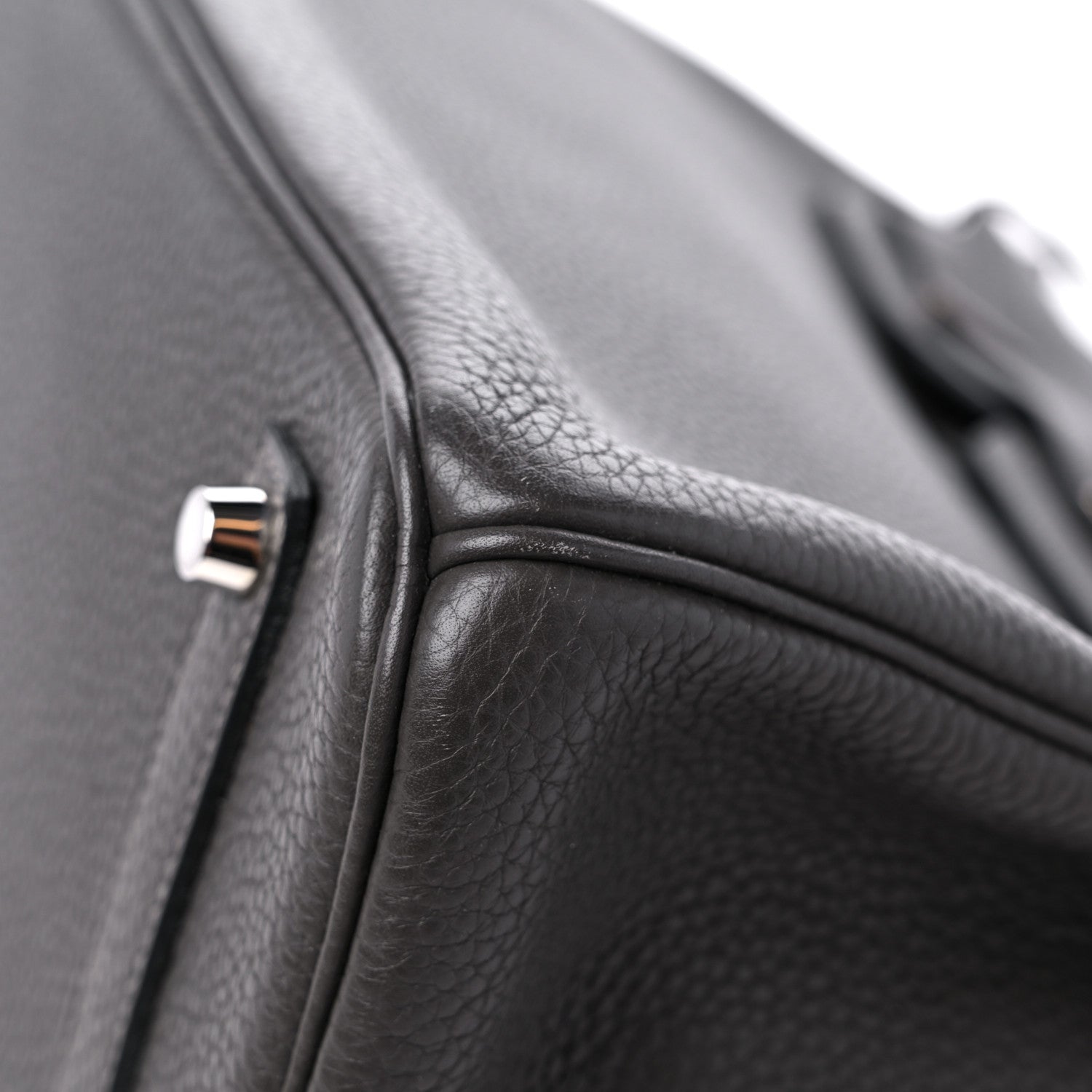 Hermes Taurillon Clemence Birkin 35 Graphite 9 of 15