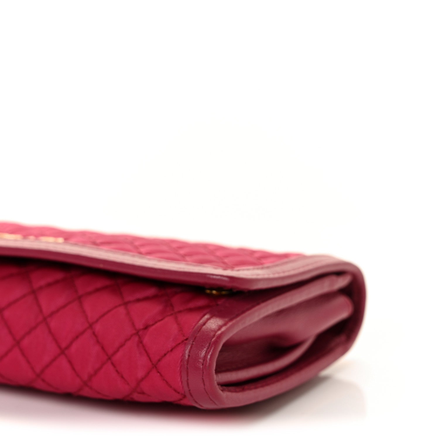 Prada Tessuto Quilted Mini Crossbody Wallet Ibisco 9 of 9