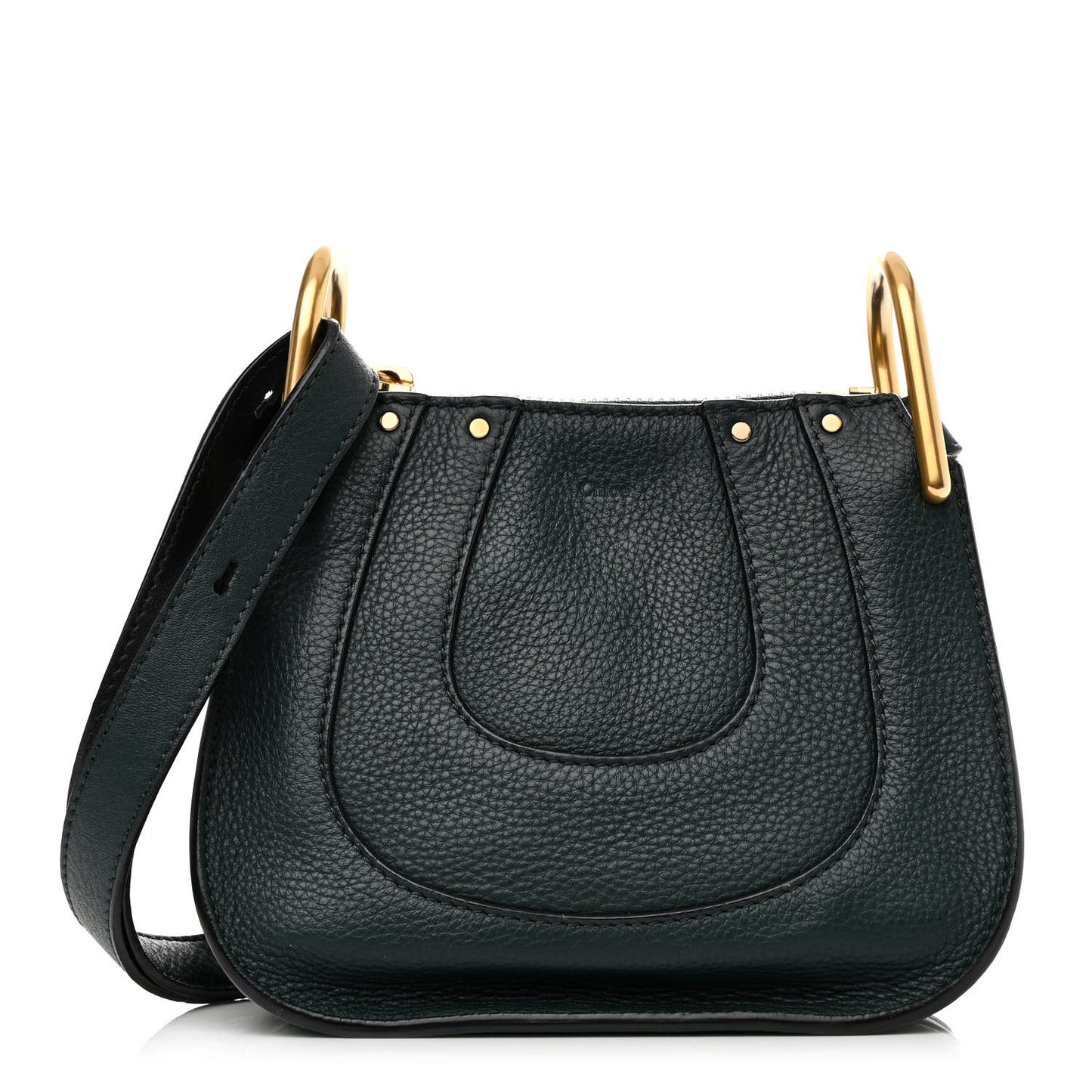 Grained Calfskin Nano Hayley Hobo Rainforest