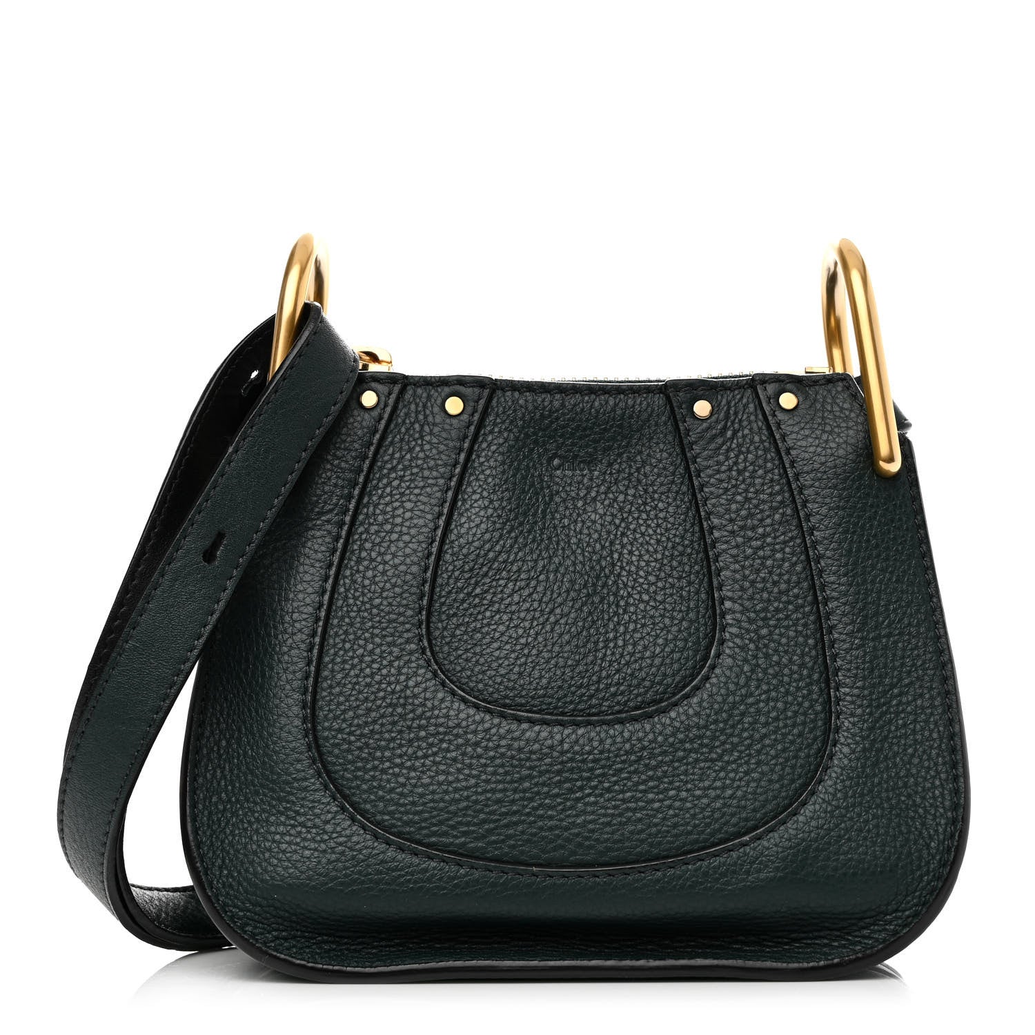 Chloe Grained Calfskin Nano Hayley Hobo Rainforest 1 of 10