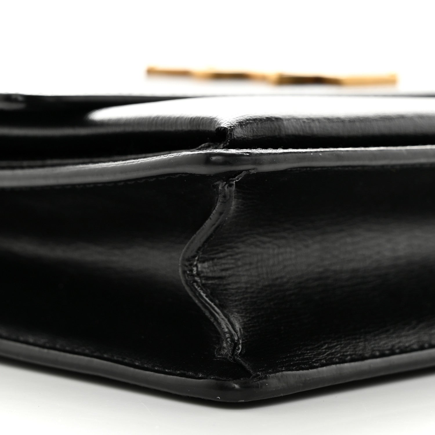 Saint Laurent Smooth Calfskin Medium Monogram Sunset Satchel Black 10 of 12