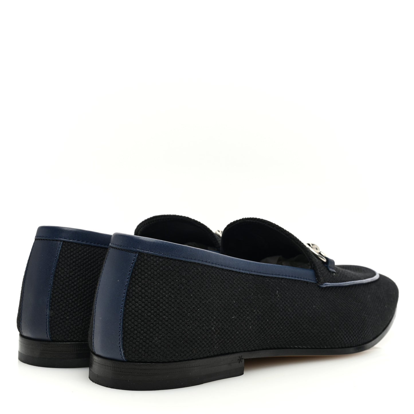 Canvas Horsebit Mens Jordaan Loafers 11 Black