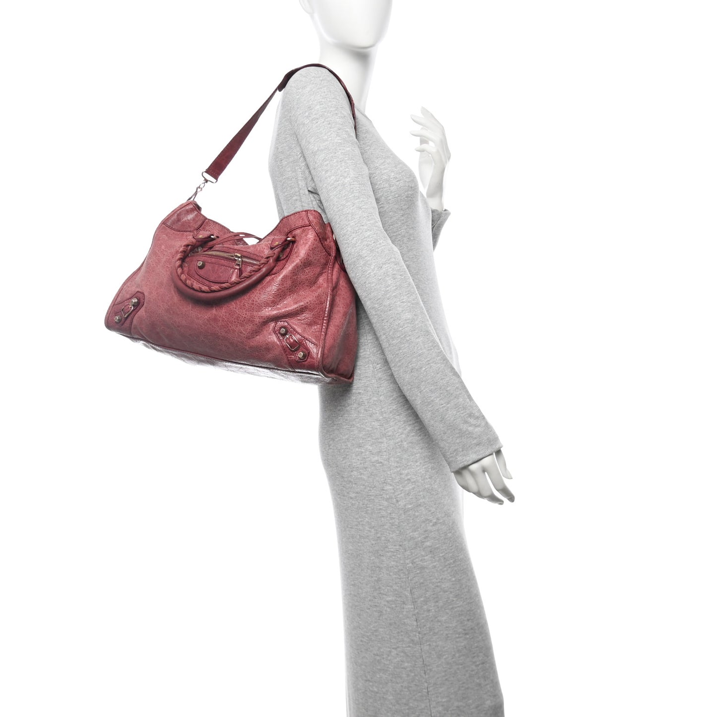 Agneau Giant 12 Rose Gold Hardware City Cassis
