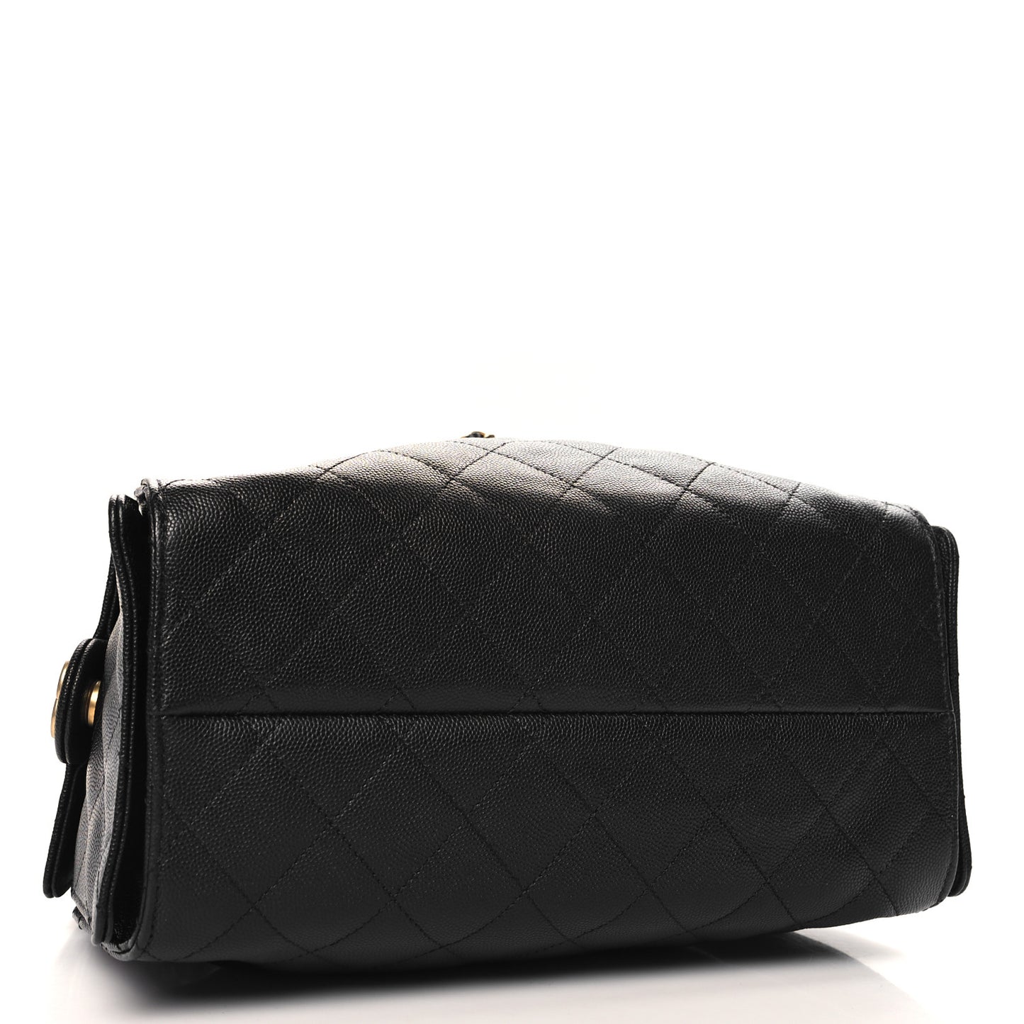 Caviar Quilted Small Chanel 25 Handbag Black