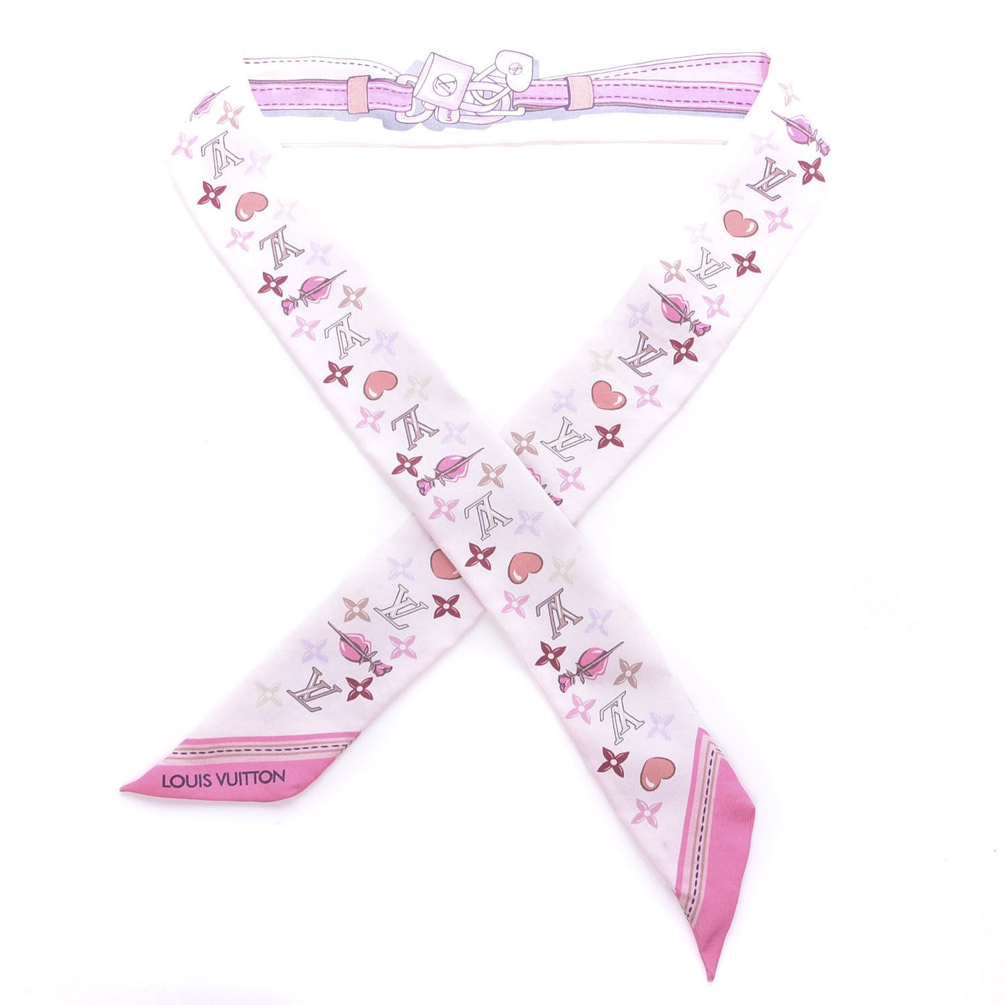 Silk Monogram A la Folie BB Bandeau Light Pink