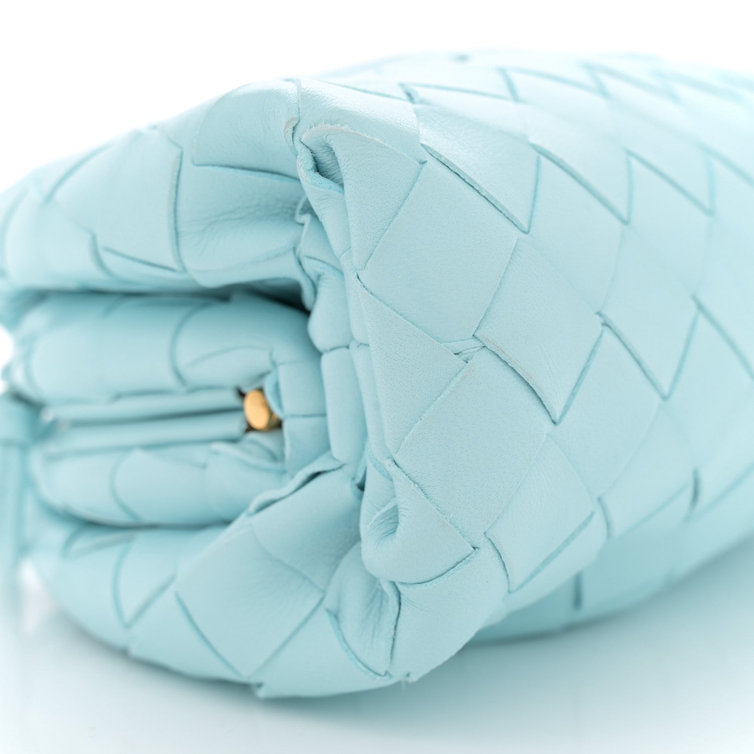Bottega Veneta Nappa Intrecciato The Mini Pouch Pale Blue 9 of 10