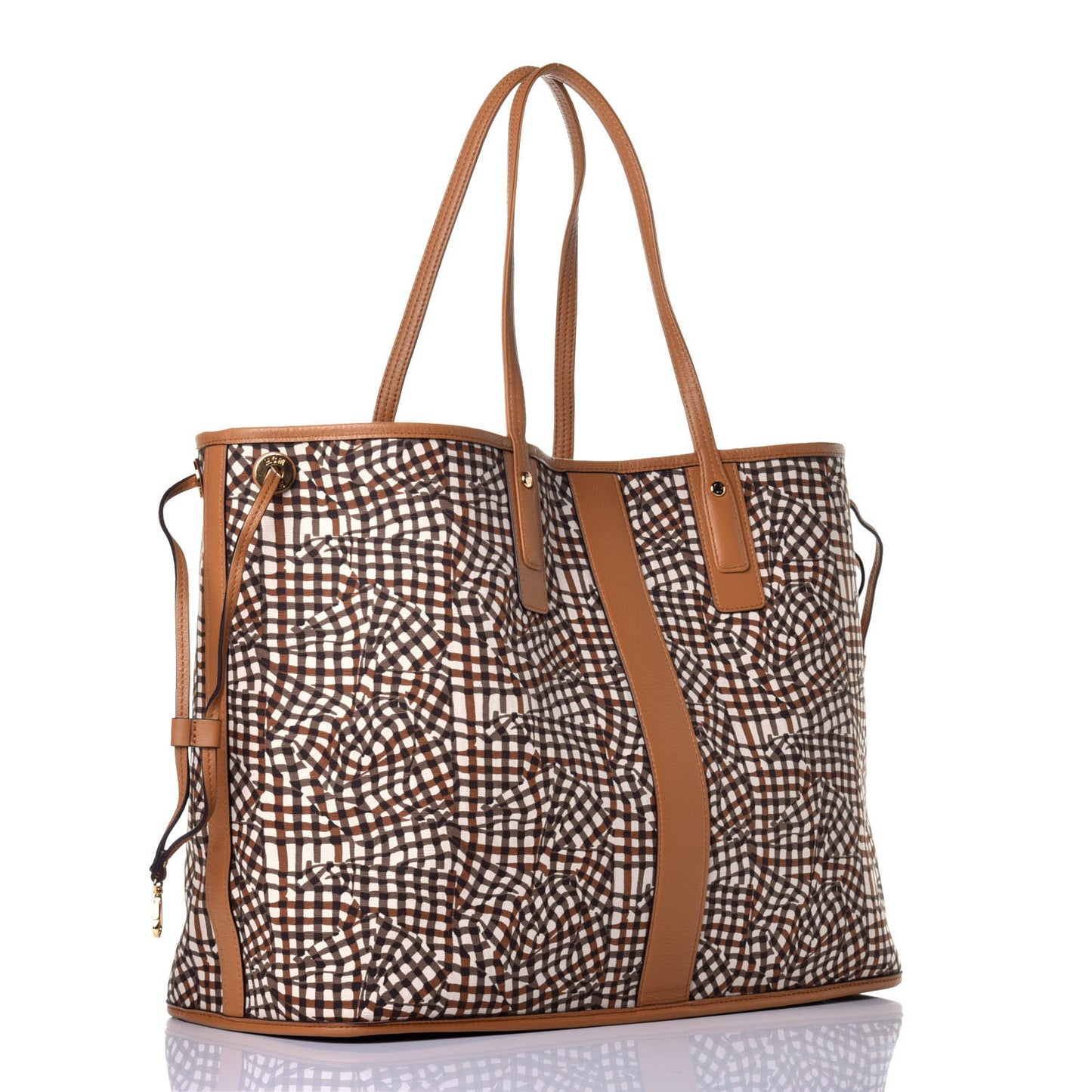 Visetos Large Liz Reversible Shopper Tote Cognac