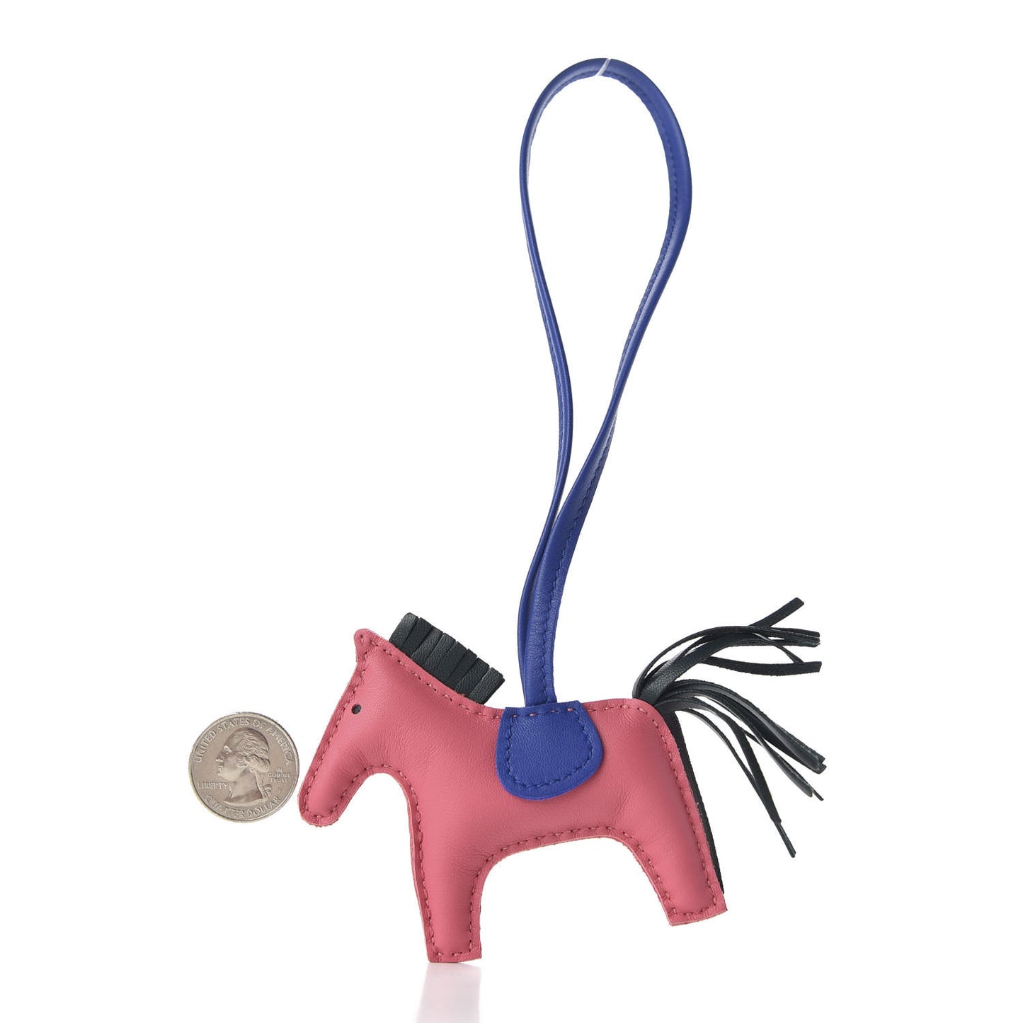 Milo Lambskin Grigri Rodeo Horse Bag Charm PM Rose Azalee Vert Cypress Bleu Electrique