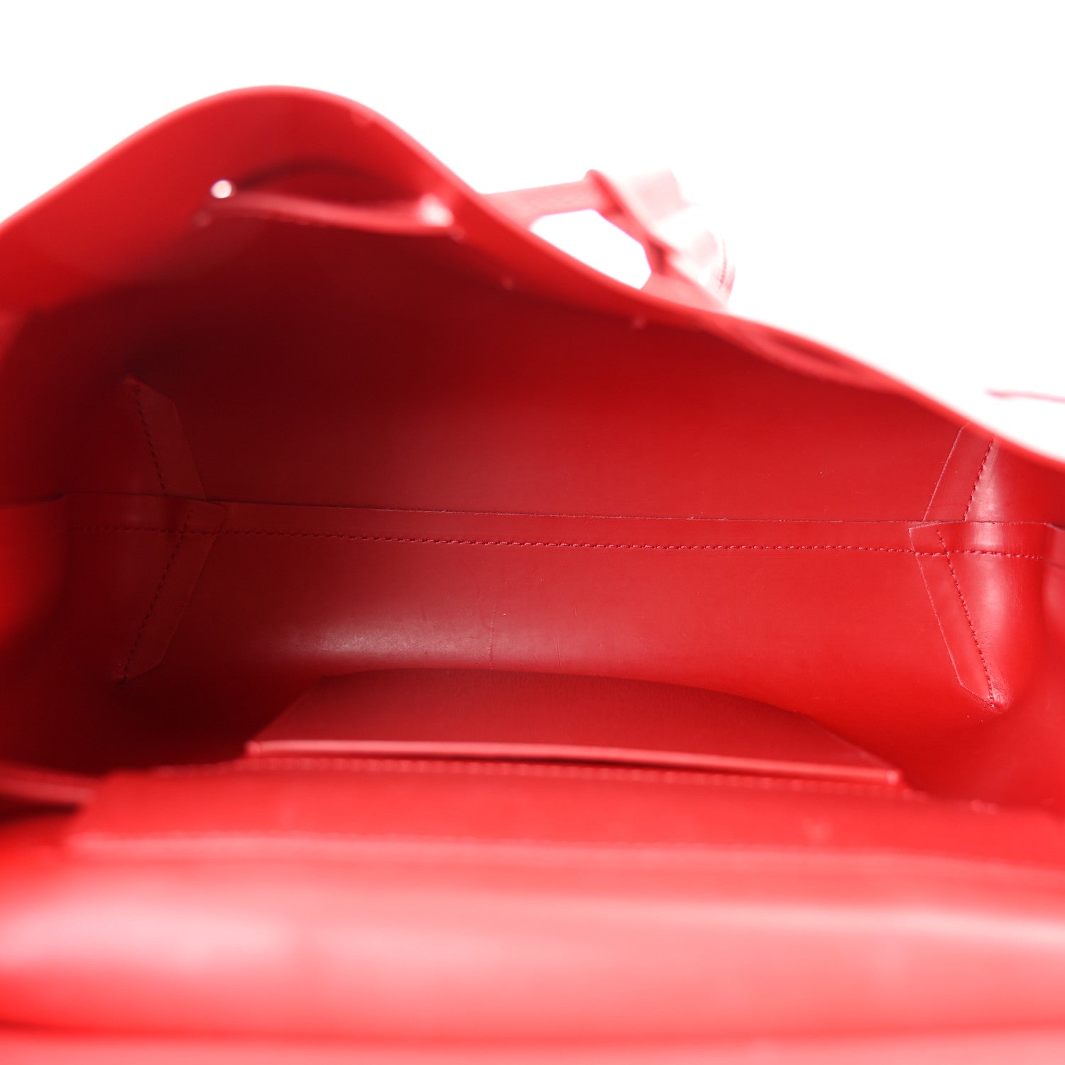 Mansur Gavriel Saffiano Lady Bag Flamma 5 of 14