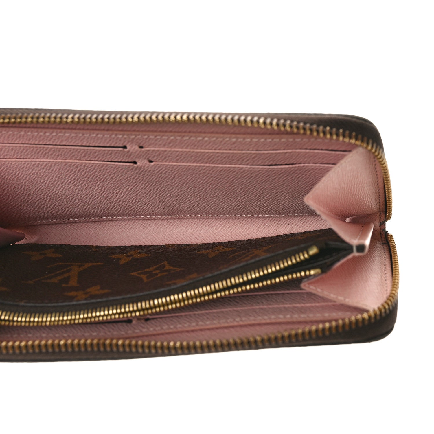 Louis Vuitton Monogram Clemence Wallet Rose Ballerine 5 of 9