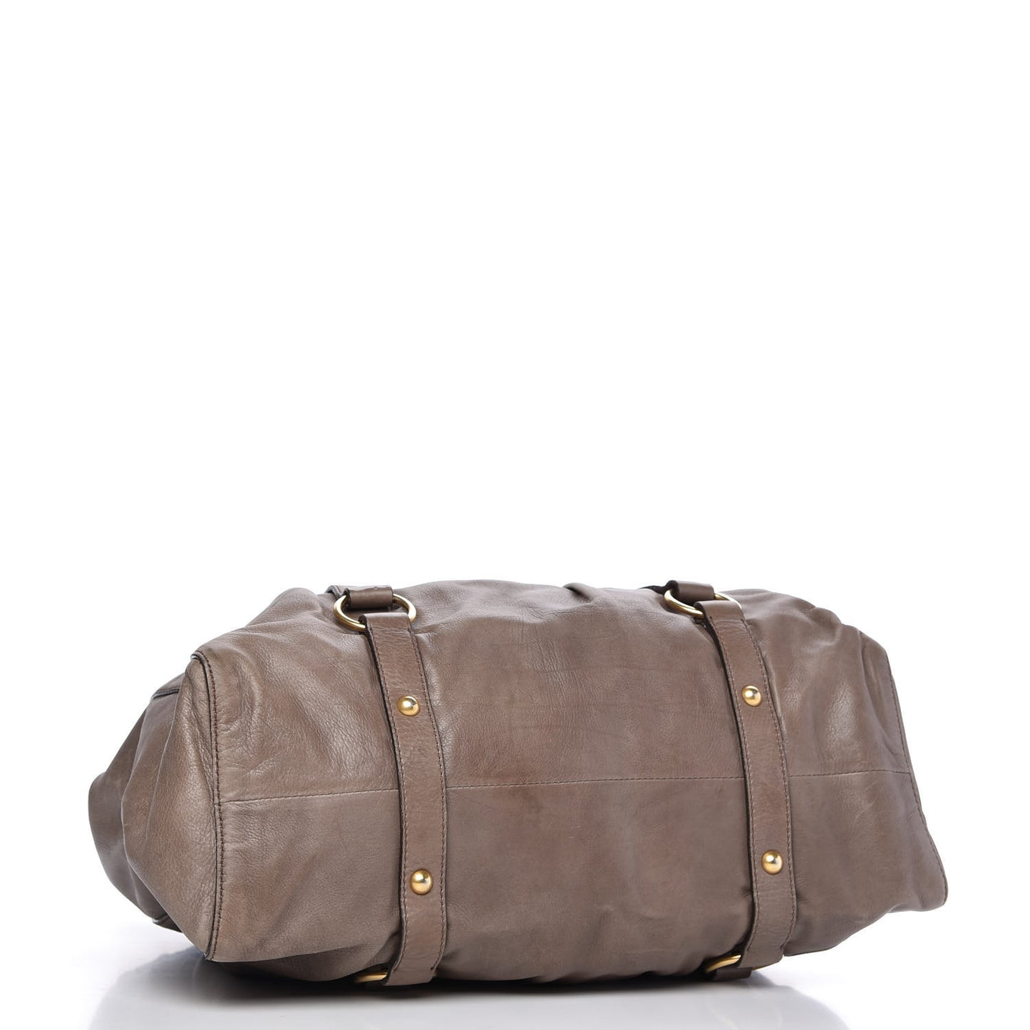 Vitello Lux Gathered Tote Juta