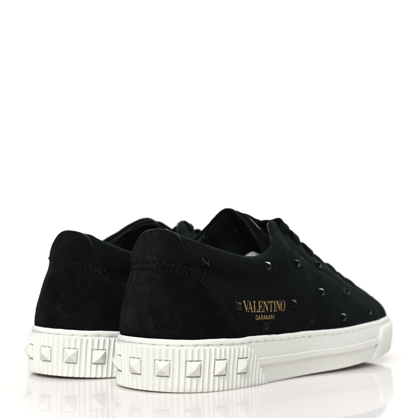 Canvas Rockstud Cityplanet Mens Sneakers 43 Black