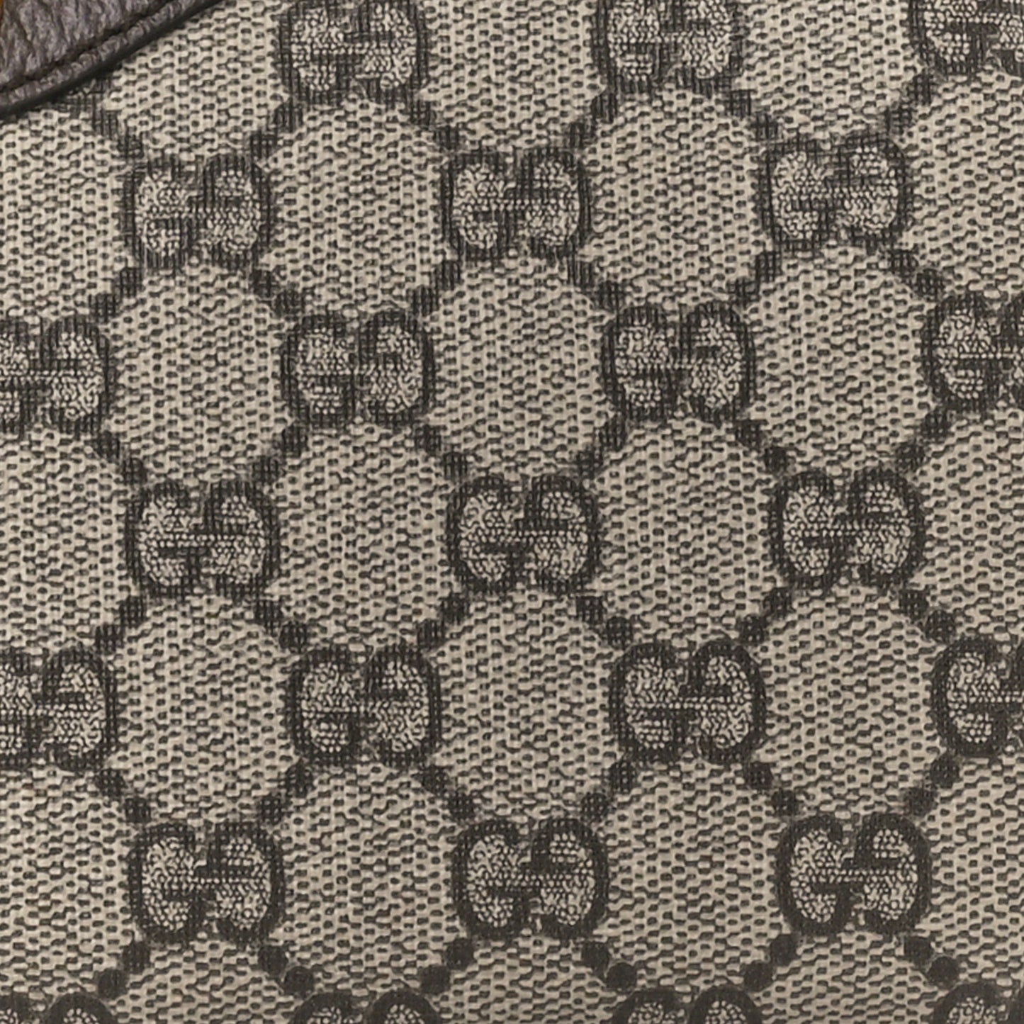 GG Supreme Monogram Textured Dollar Calfskin Web Small Ophidia GG Handbag Beige Ebony New Acero