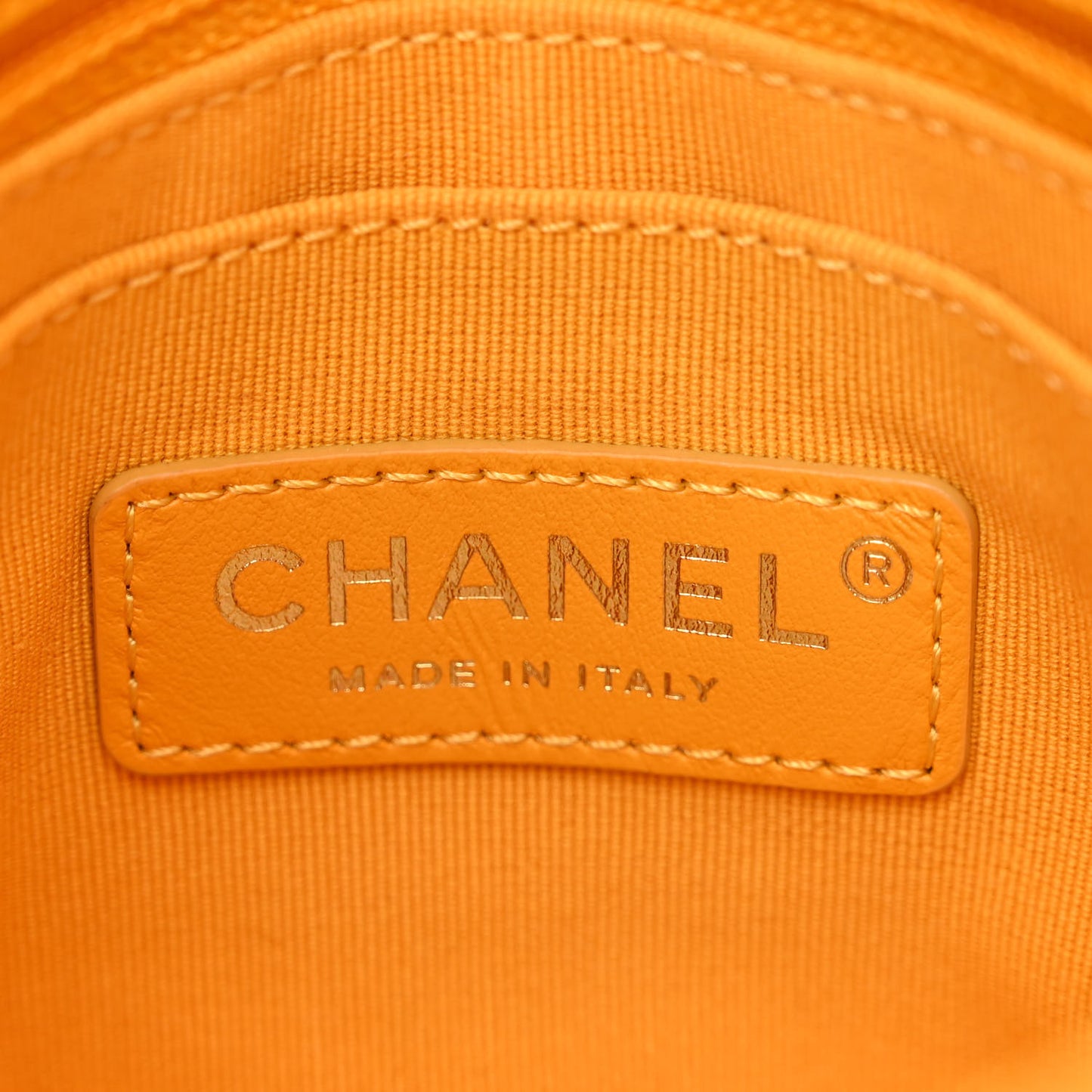 Velvet Camellia Embossed Mini Square Flap Yellow