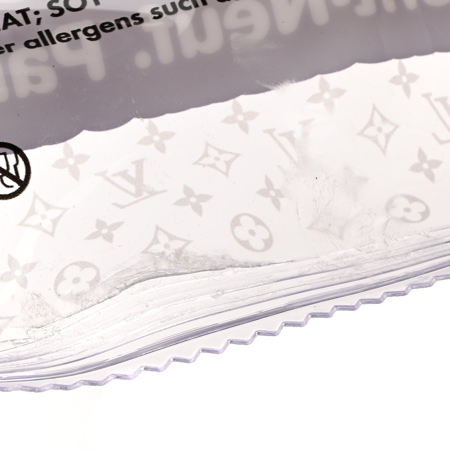 Calfskin Monogram Fortune Cookie Pouch Purple