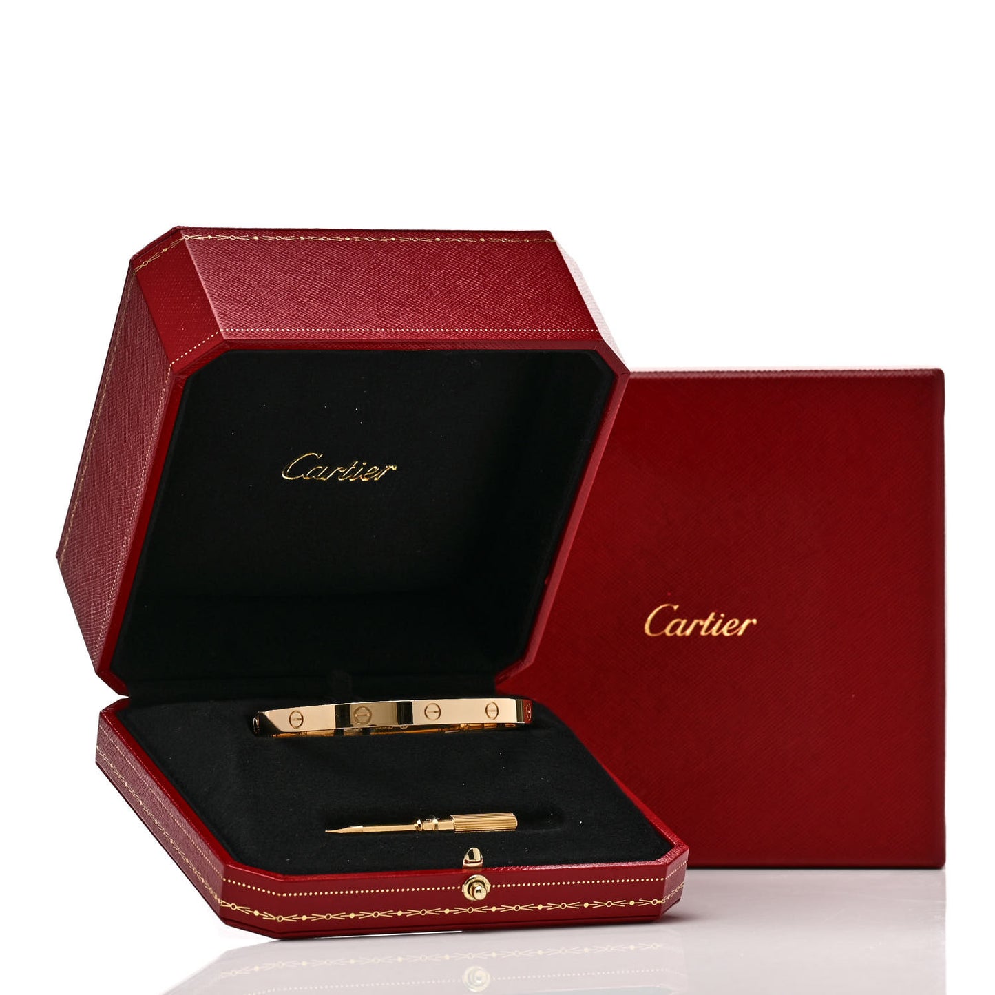 18K Yellow Gold LOVE Bracelet 20