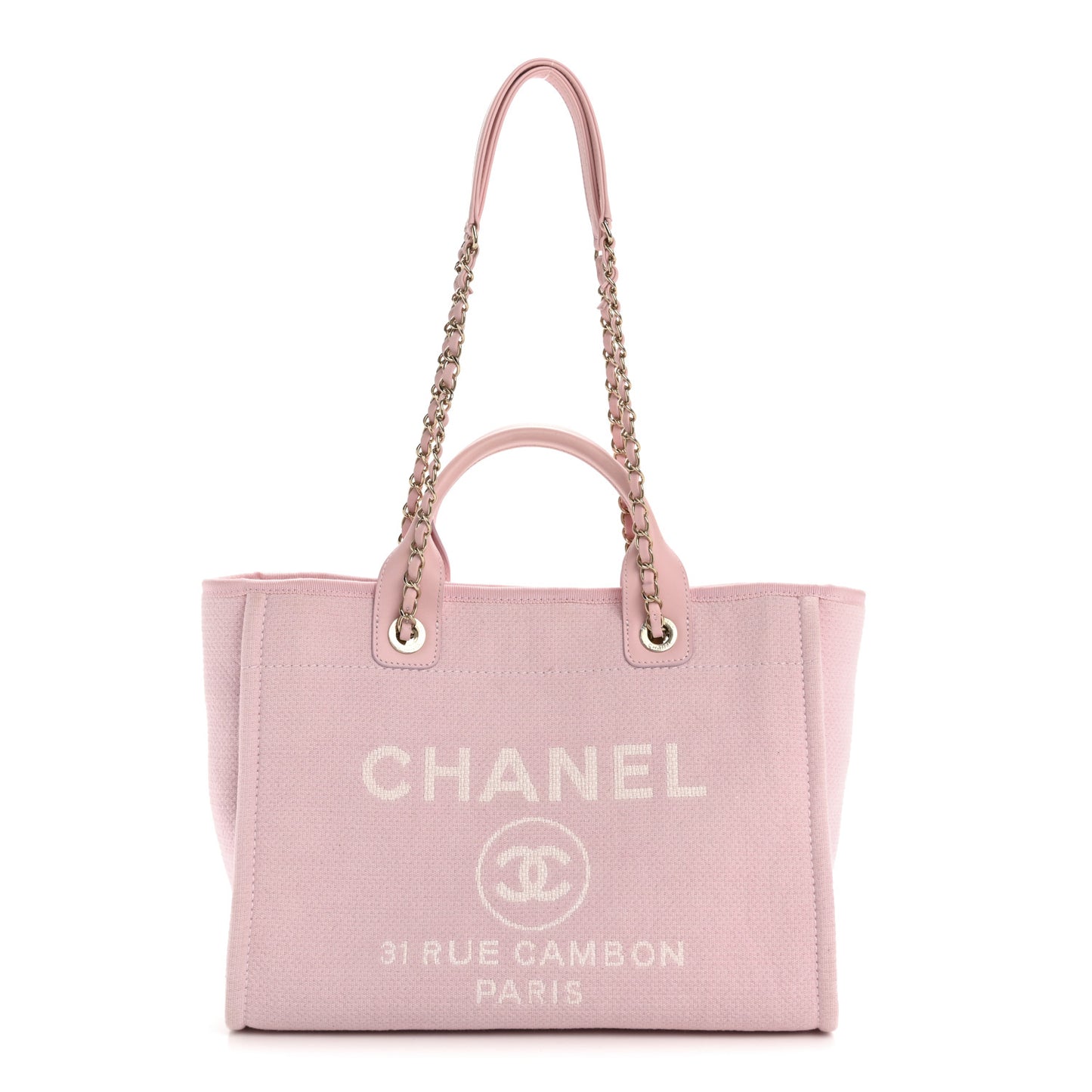 Mixed Fibers Small Deauville Tote Pink