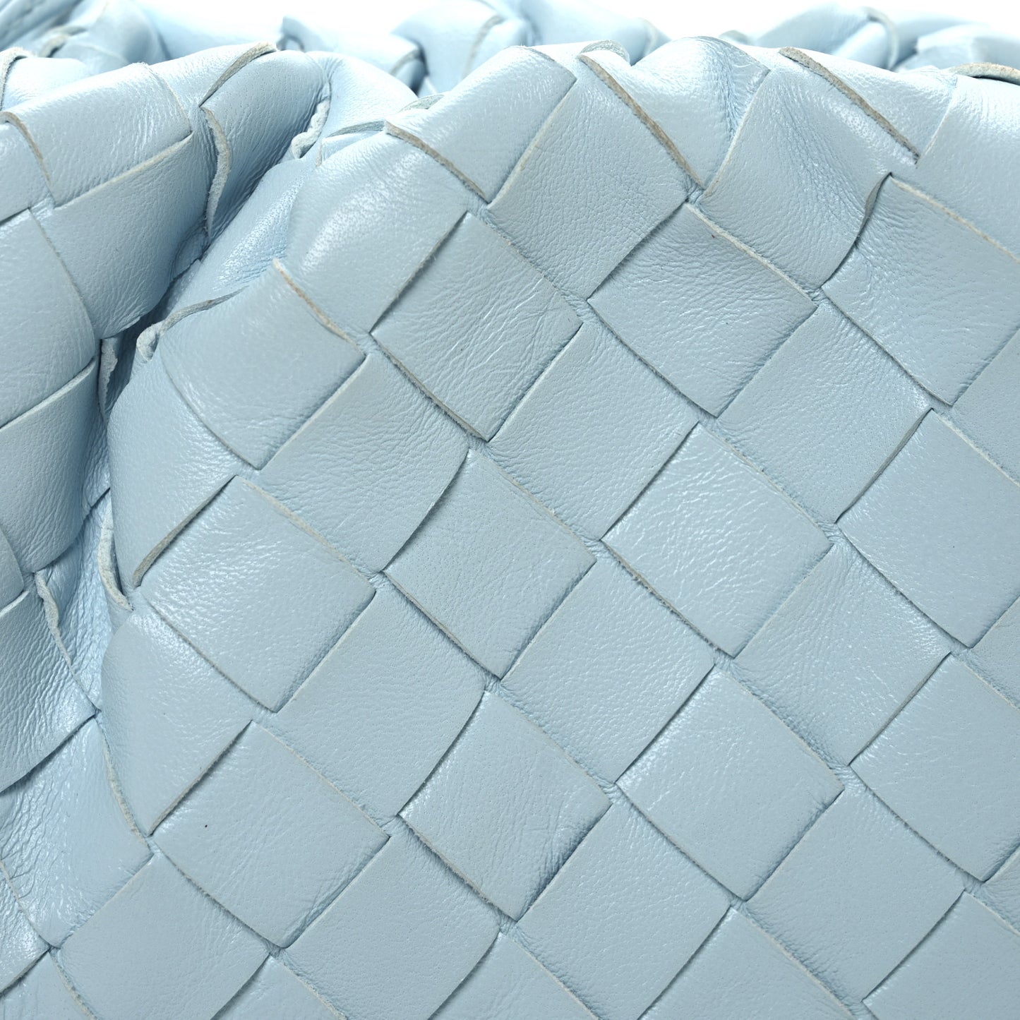 Nappa Intrecciato The Mini Pouch Ice